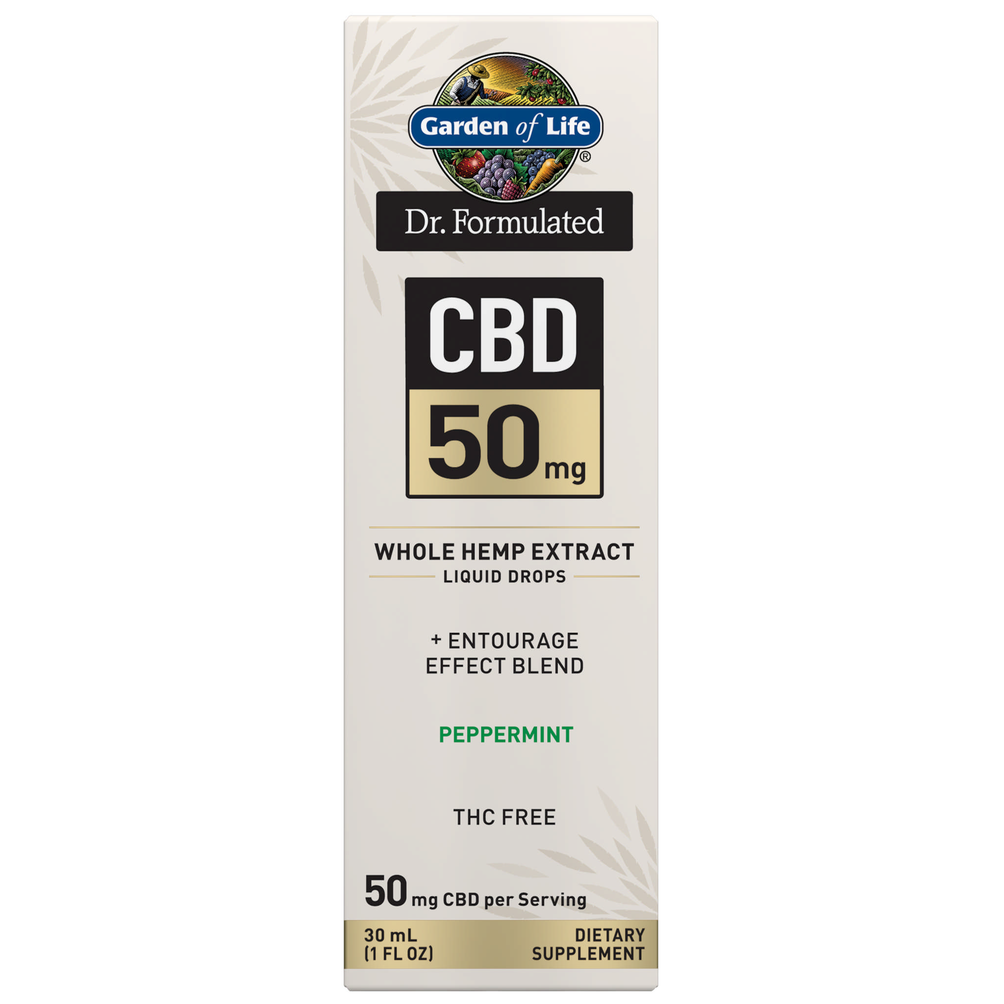 Garden Of Life - Cbd 50 mg liq Peppermint