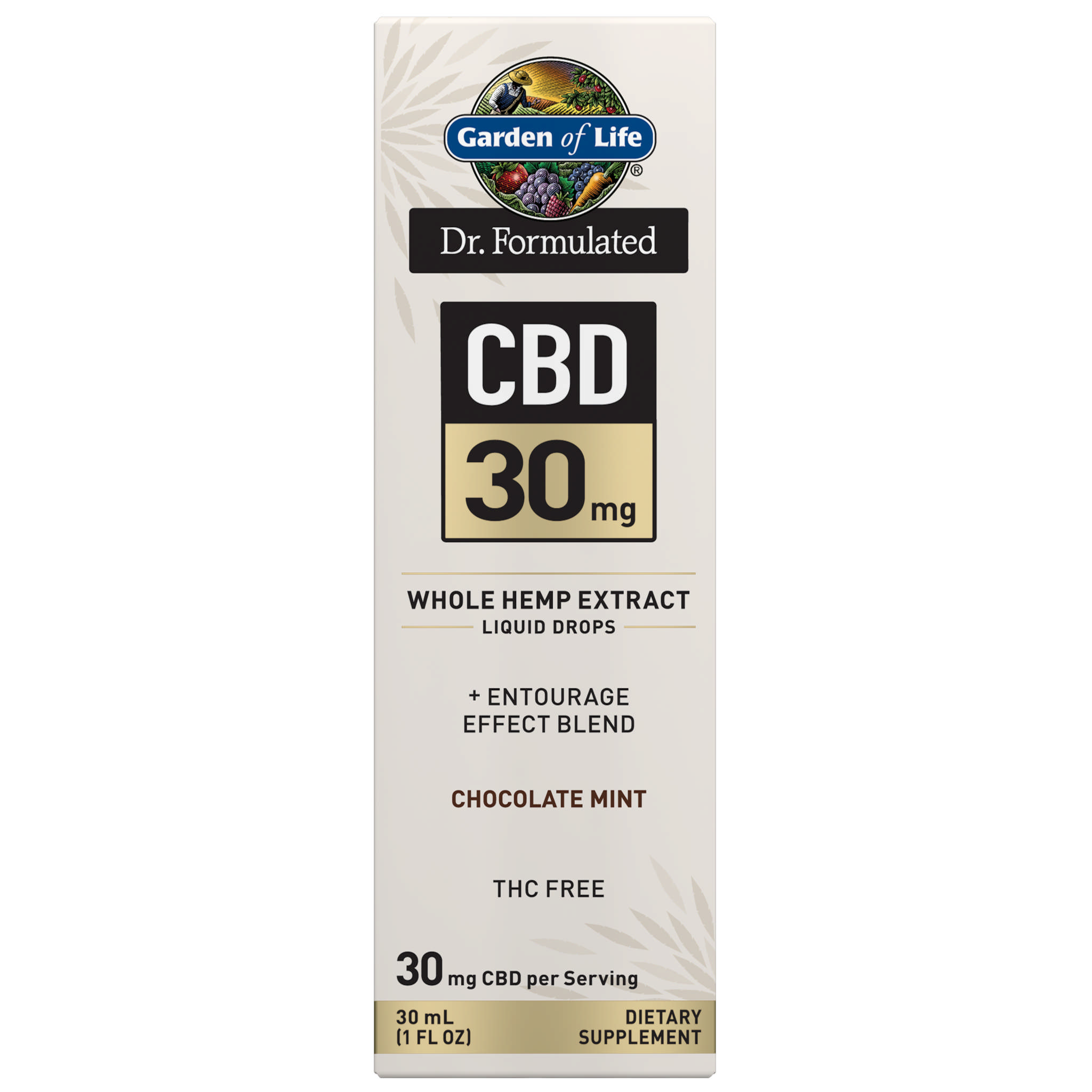 Garden Of Life - Cbd 30 mg liq Choc Mint