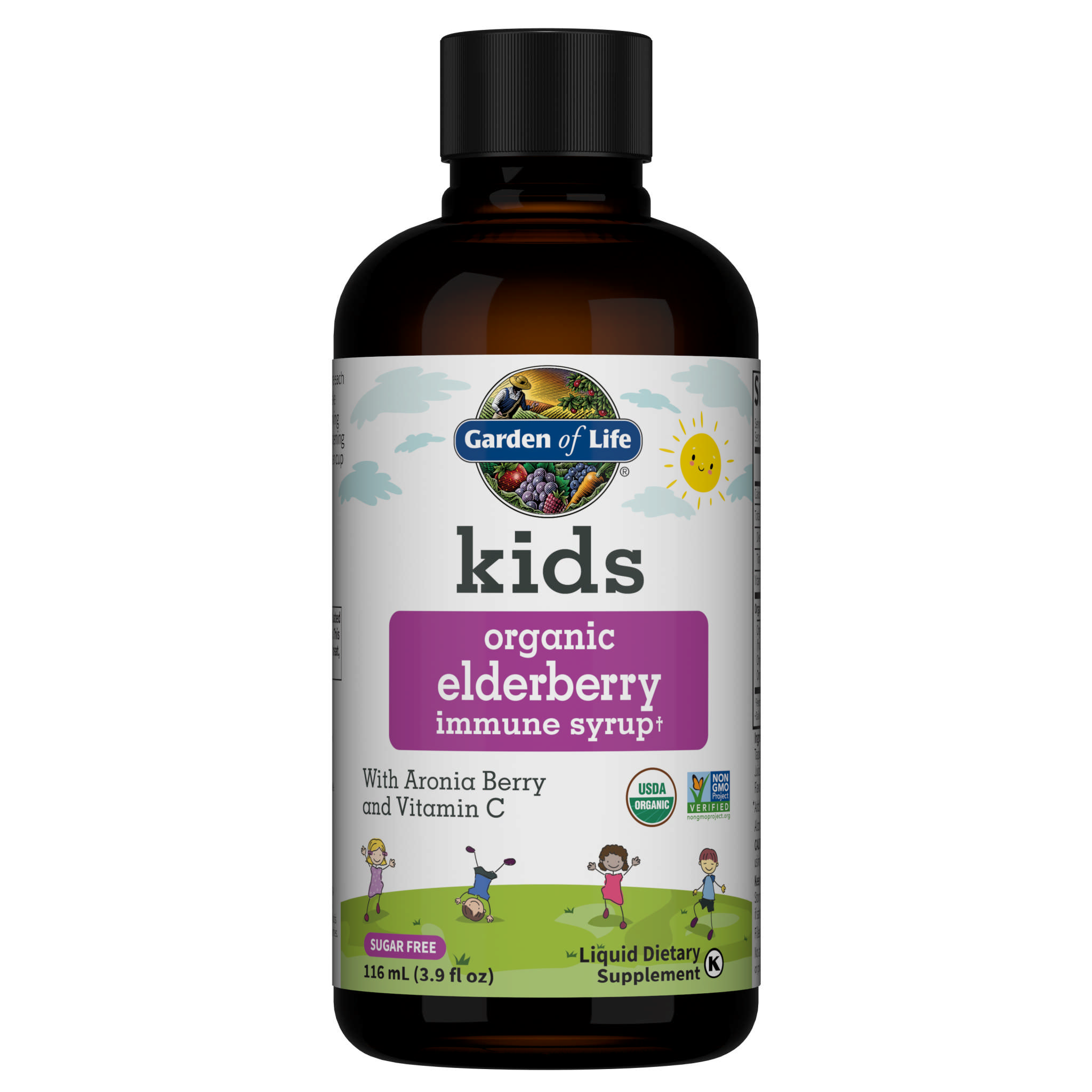 Garden Of Life - Elderberry Immune Syrp Kds Org