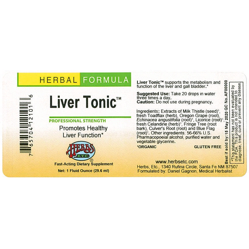 Herbs Etc - Liver Tonic (Milk Thisl)