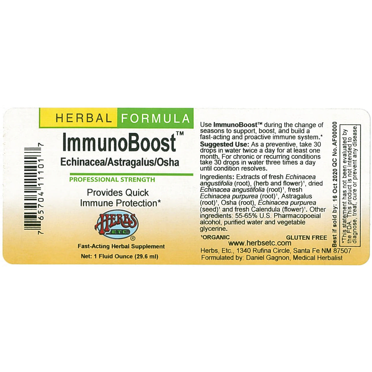 Herbs Etc - Immuno Boost (Echin Astra Cmp)