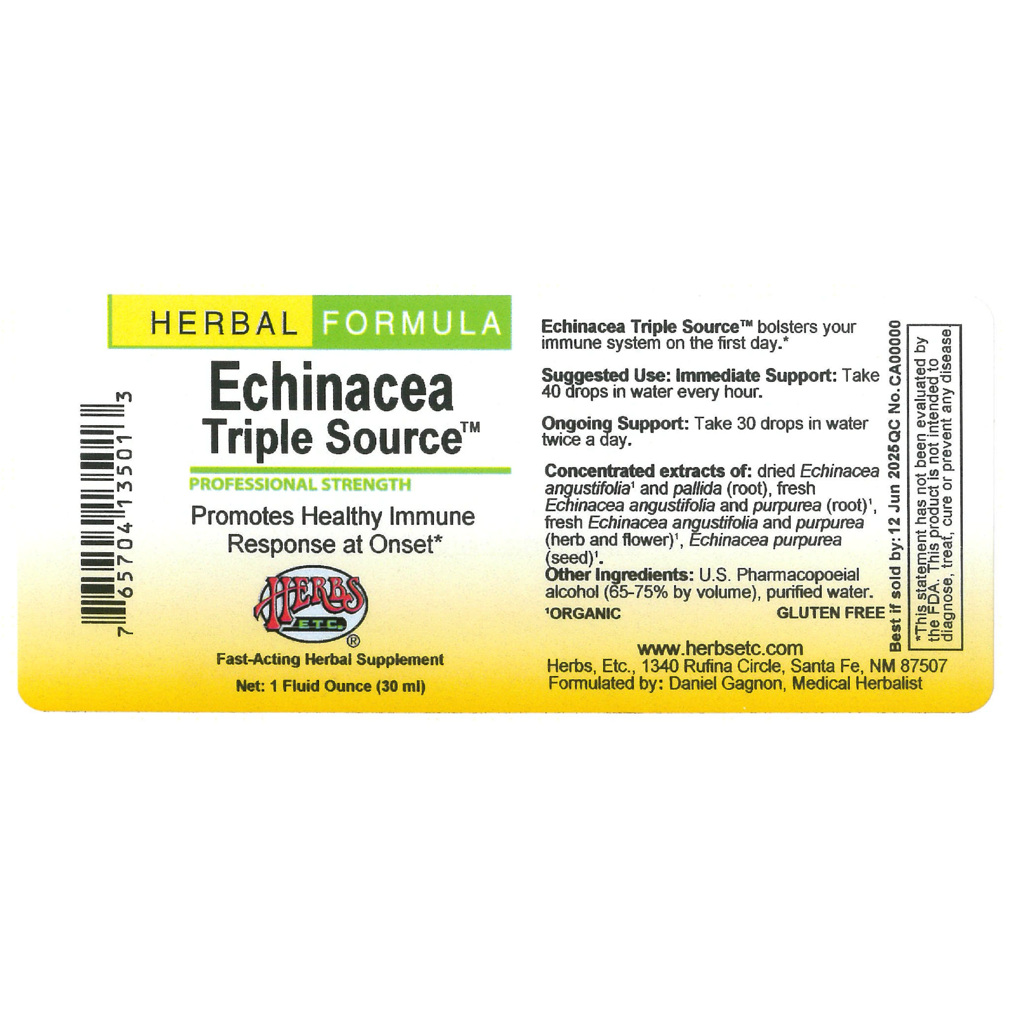 Herbs Etc - Echin Triple Source