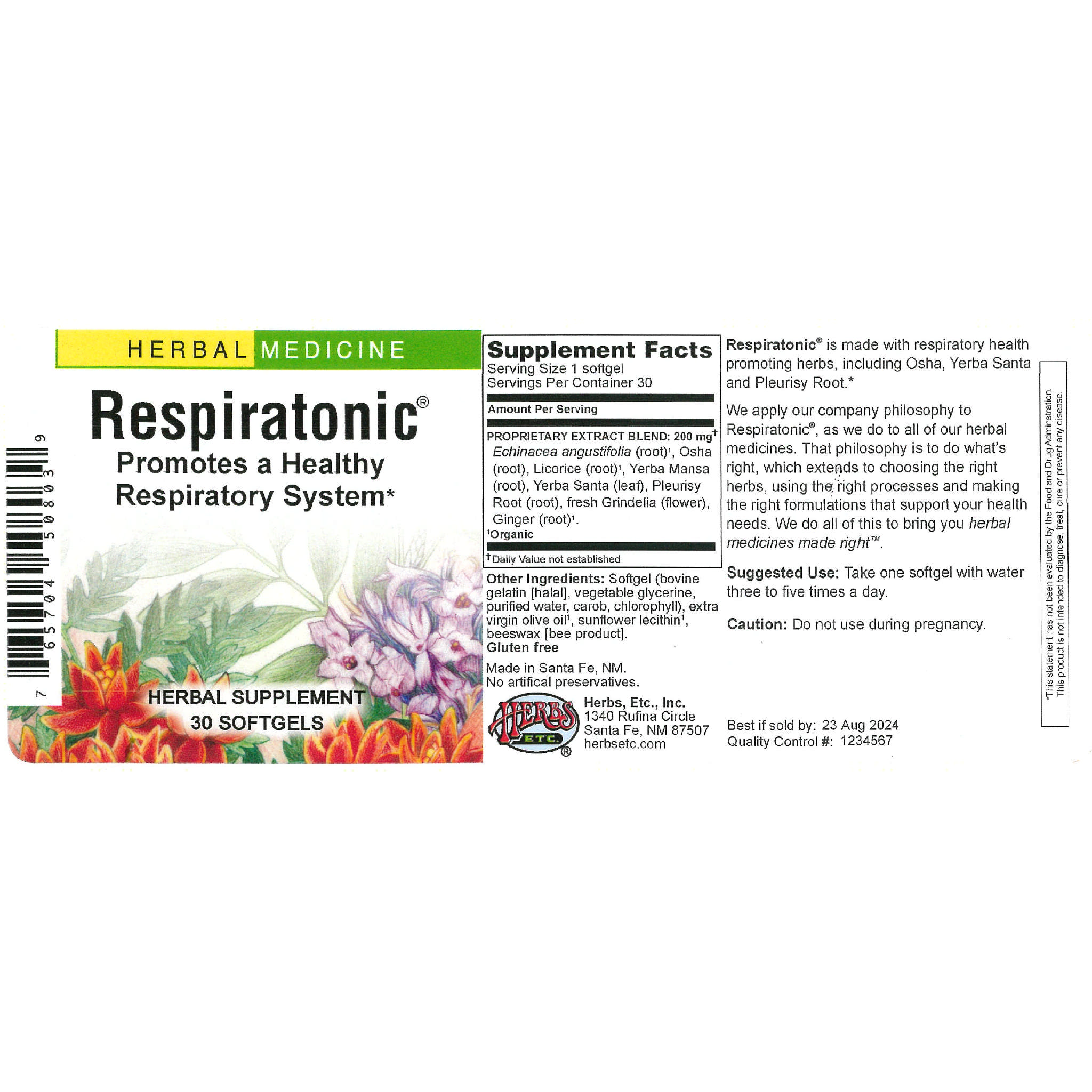 Herbs Etc - Respiratonic