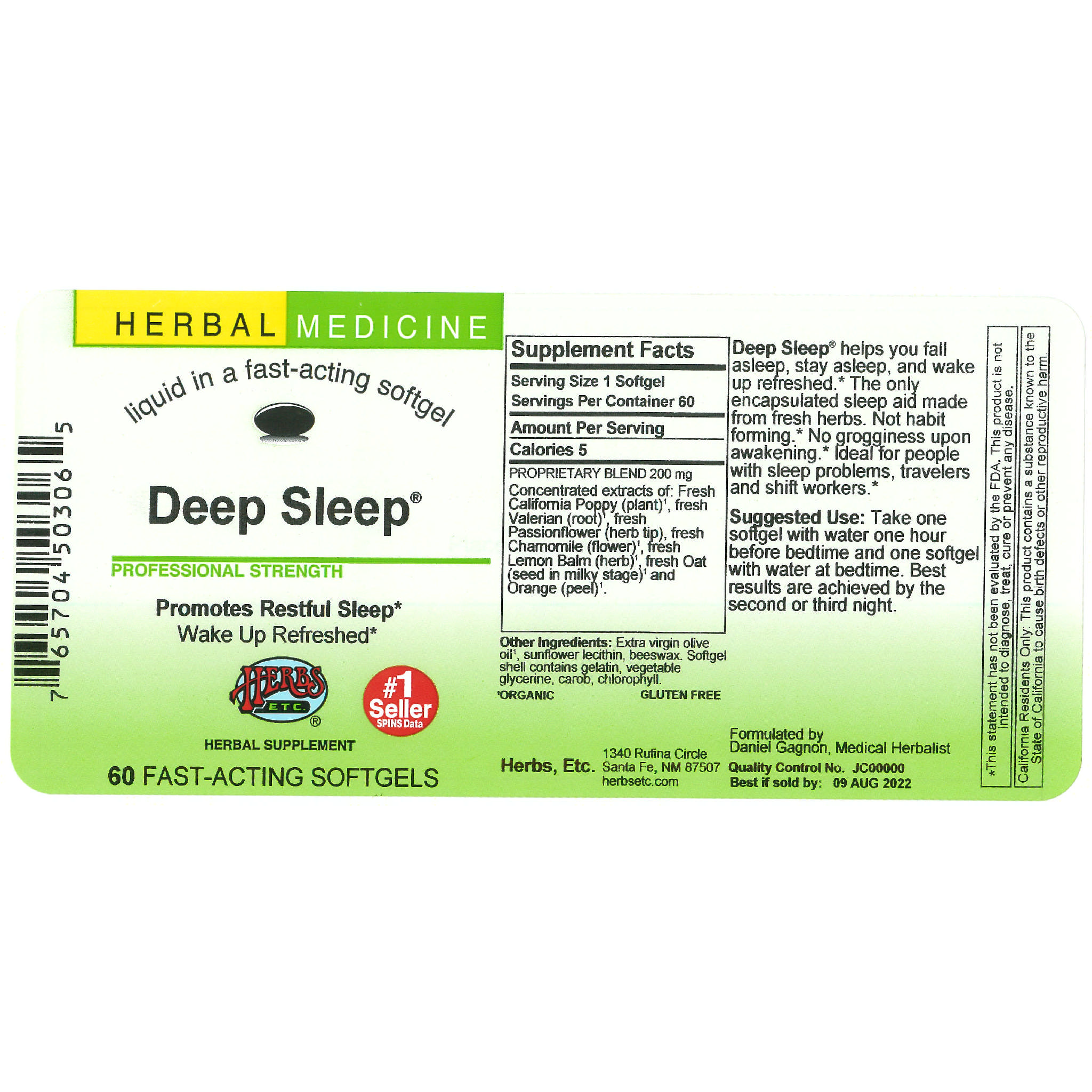 Herbs Etc - Deep Sleep