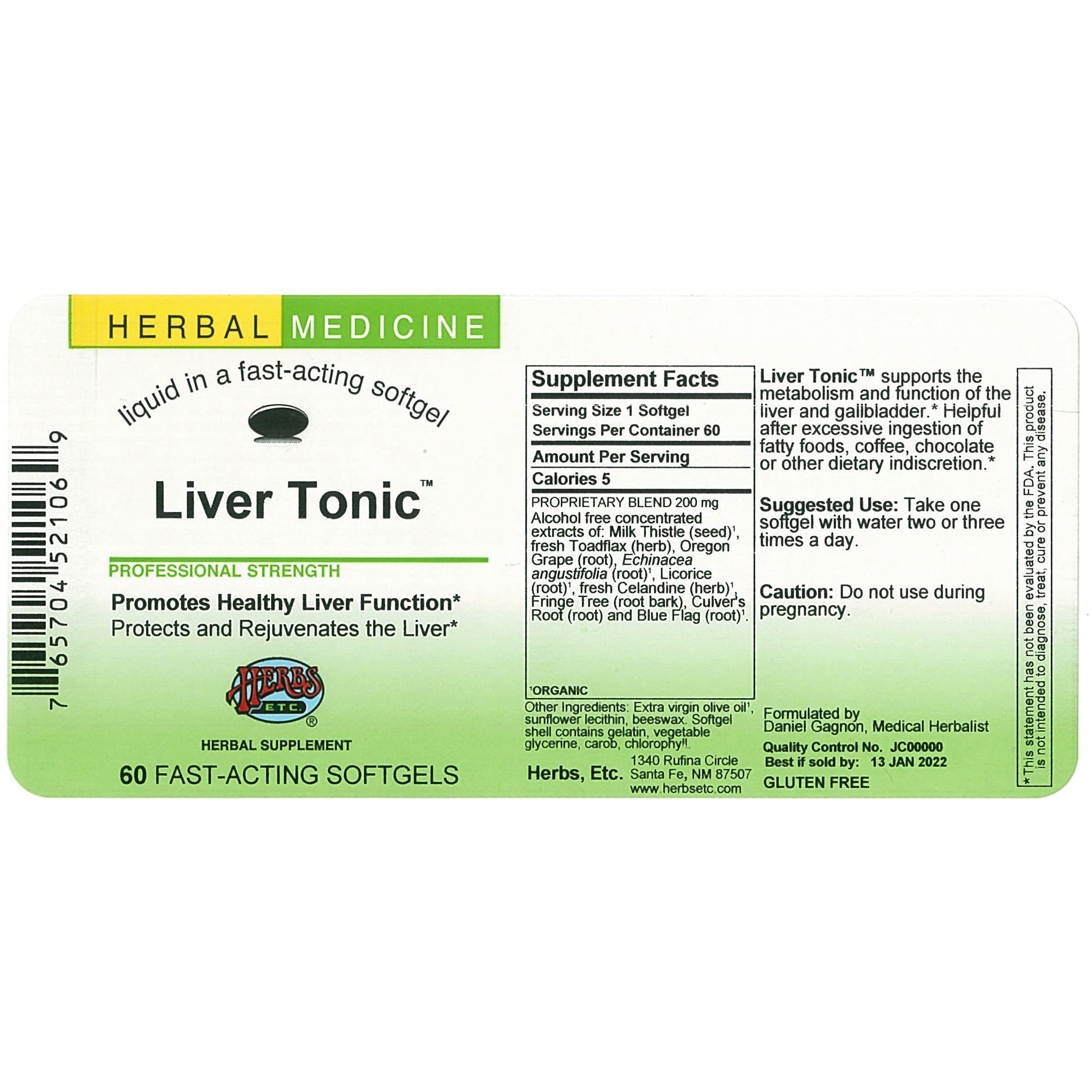 Herbs Etc - Liver Tonic