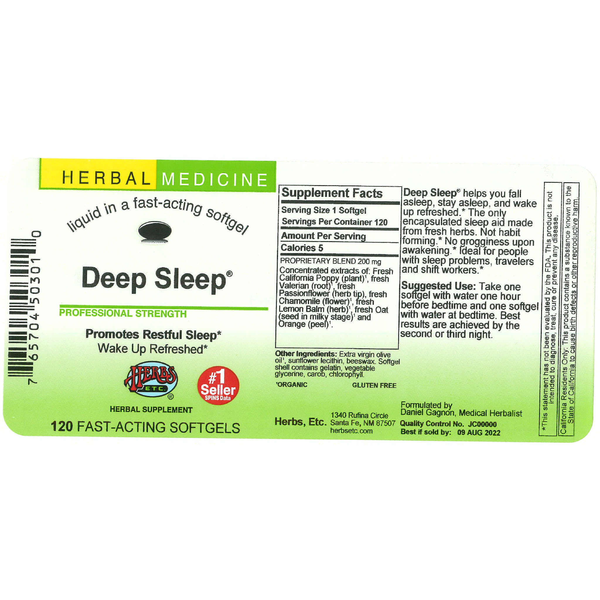 Herbs Etc - Deep Sleep