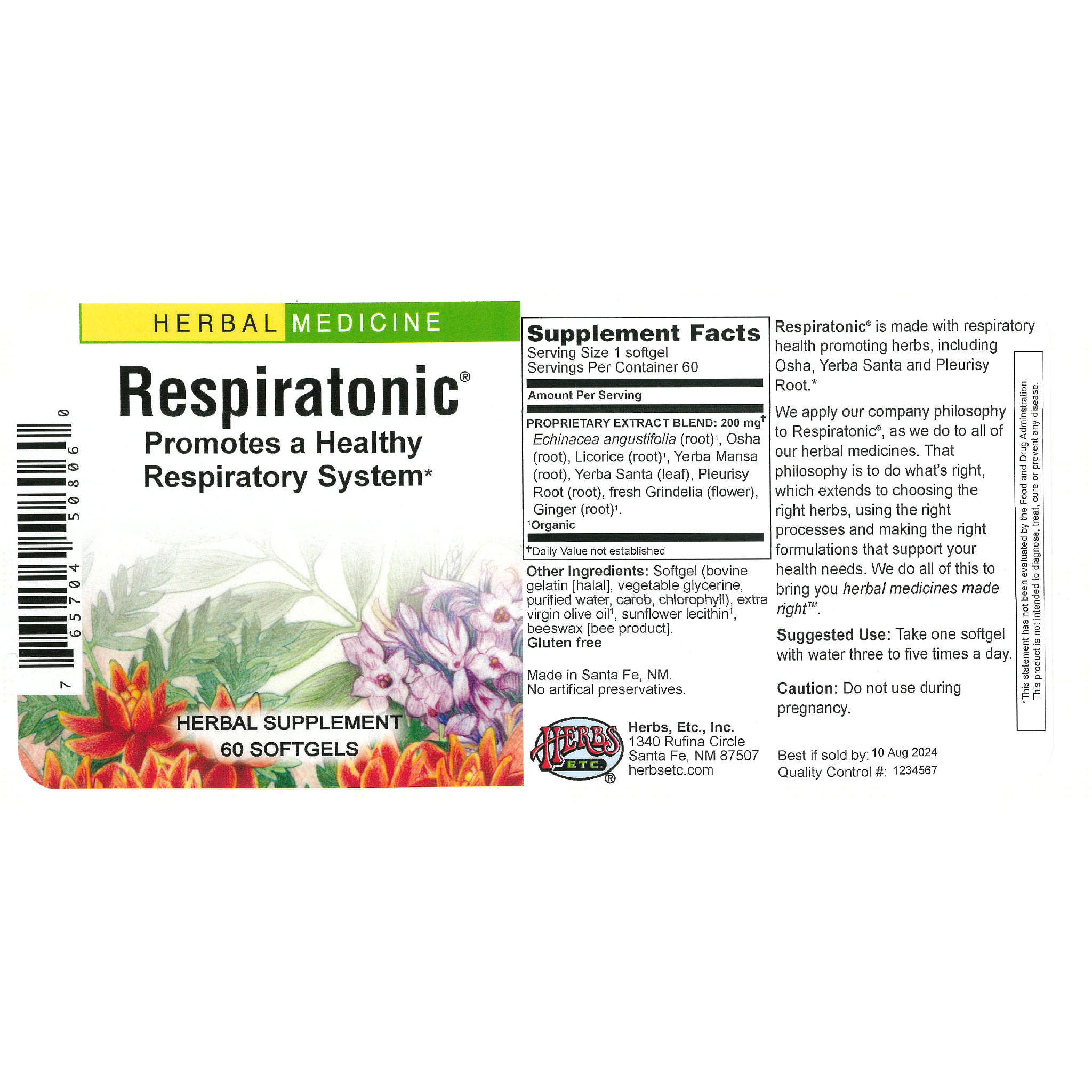 Herbs Etc - Respiratonic