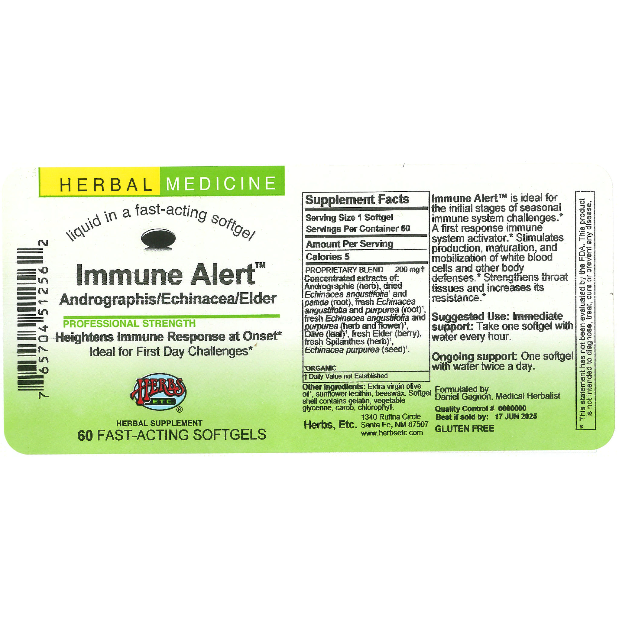 Herbs Etc - Immune Alert Early