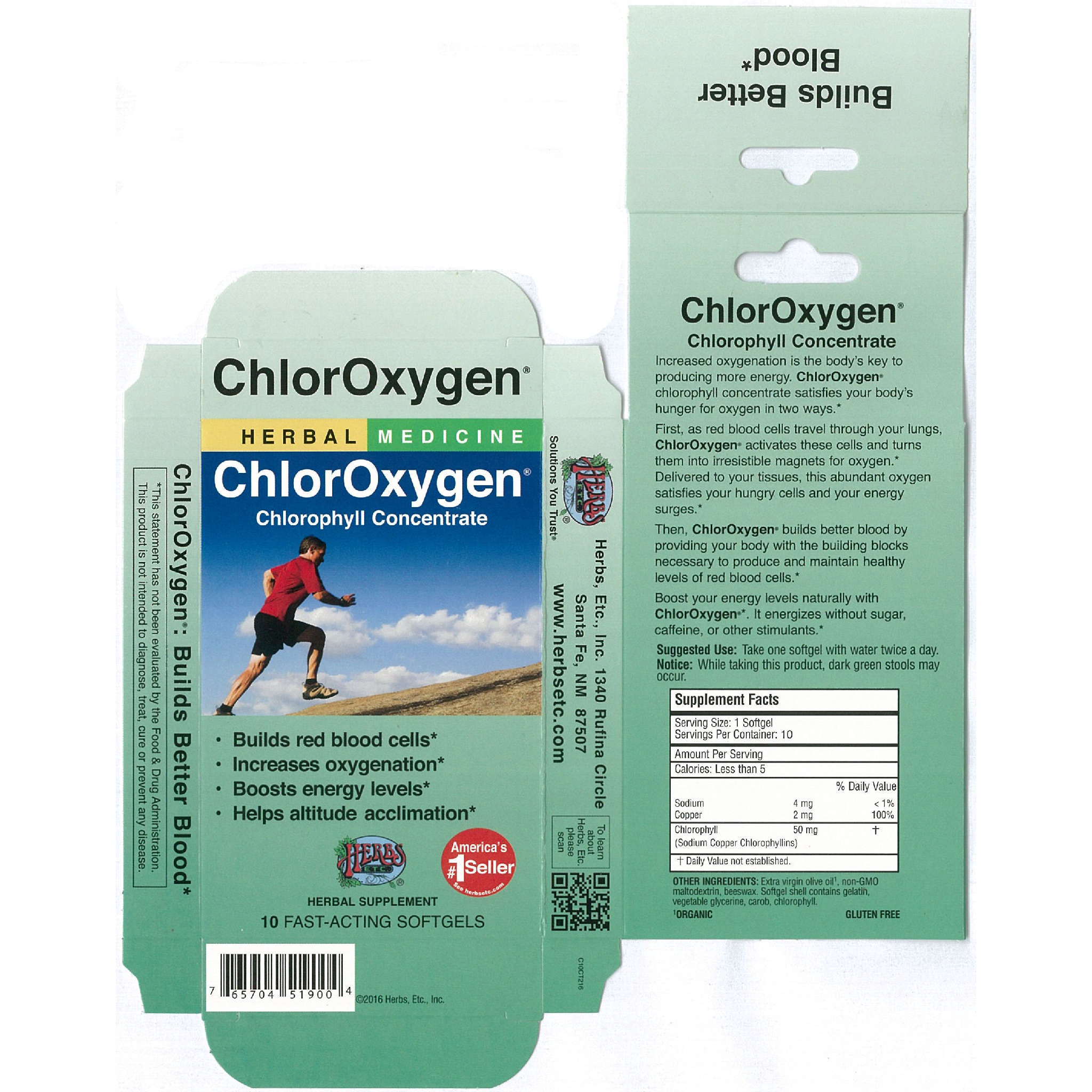 Herbs Etc - Chloroxygen softgel
