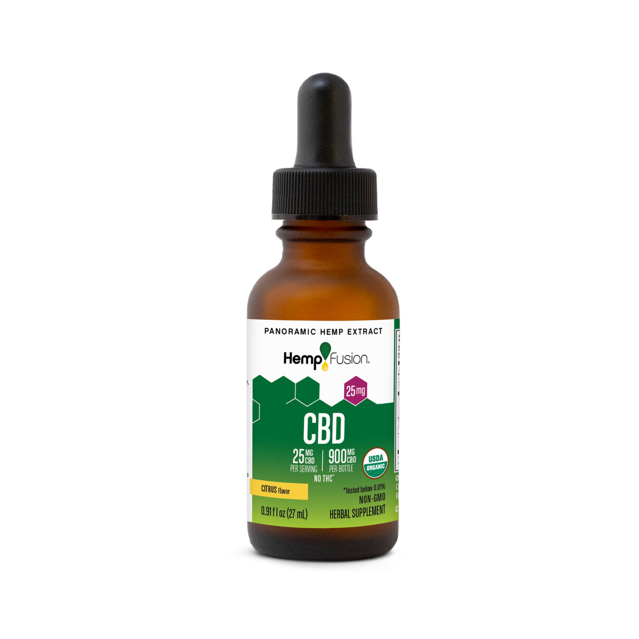 Hemp Fusion - Cbd Oil 25 mg ***Citrus