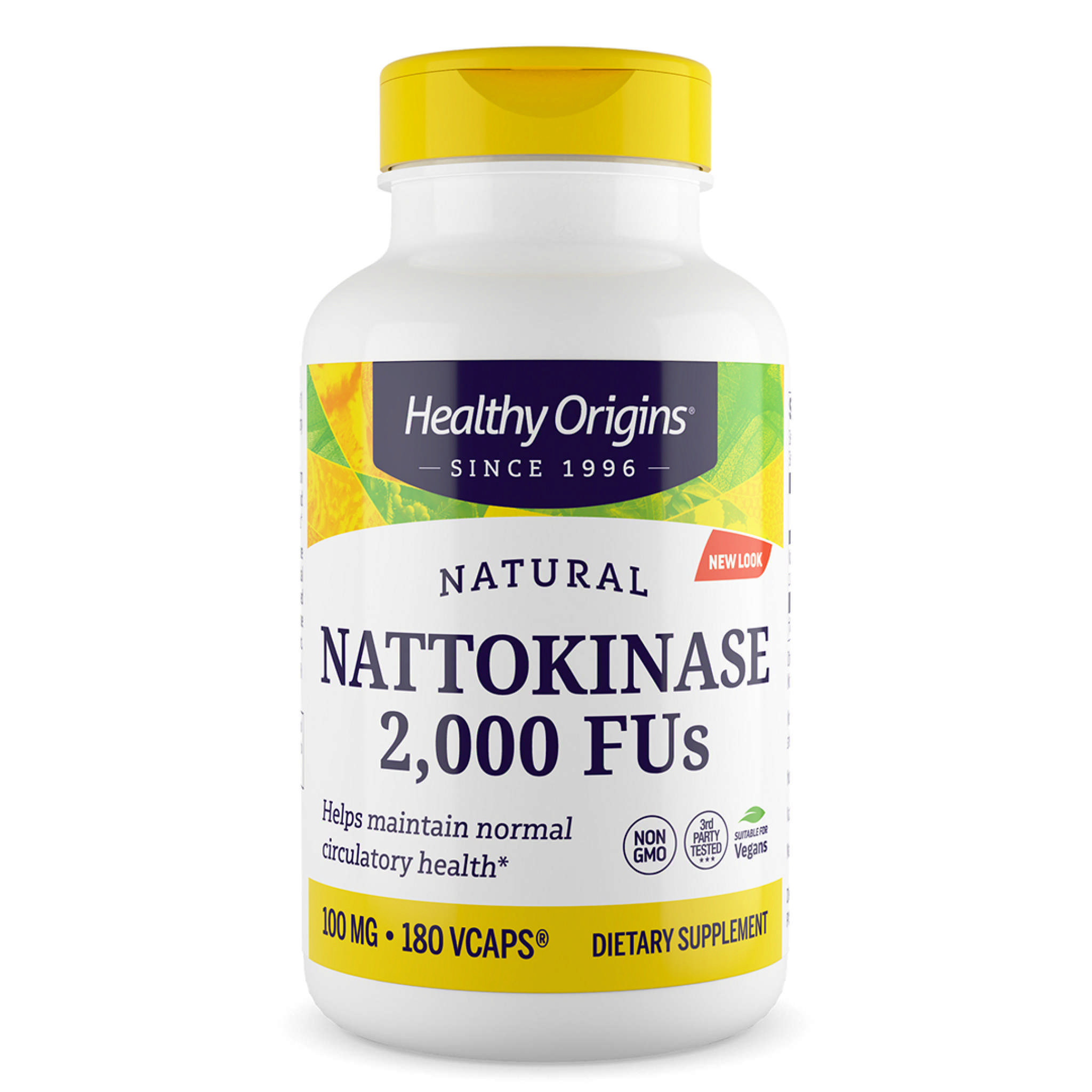 Healthy Origins - Nattokinase 100 mg 2000 Fu
