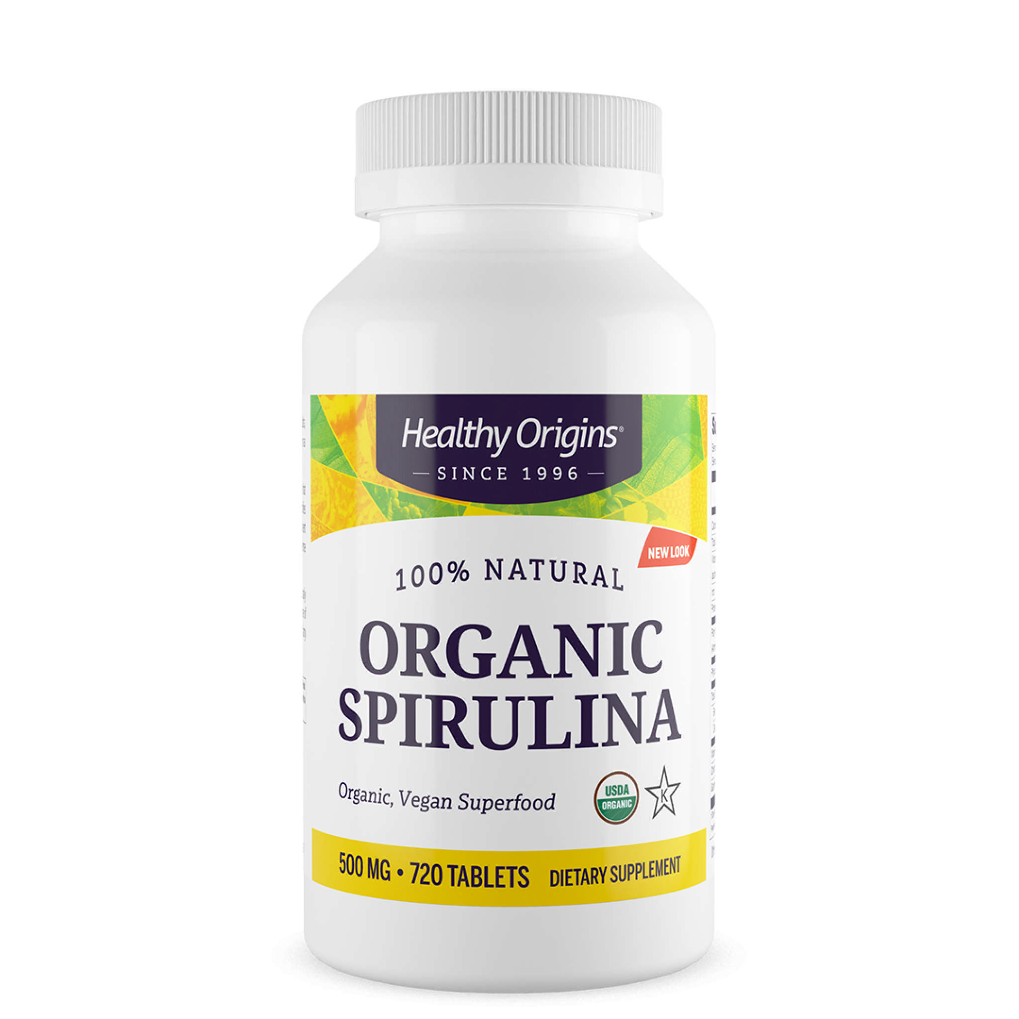 Healthy Origins - Spirulina 500 mg Org No Gmo
