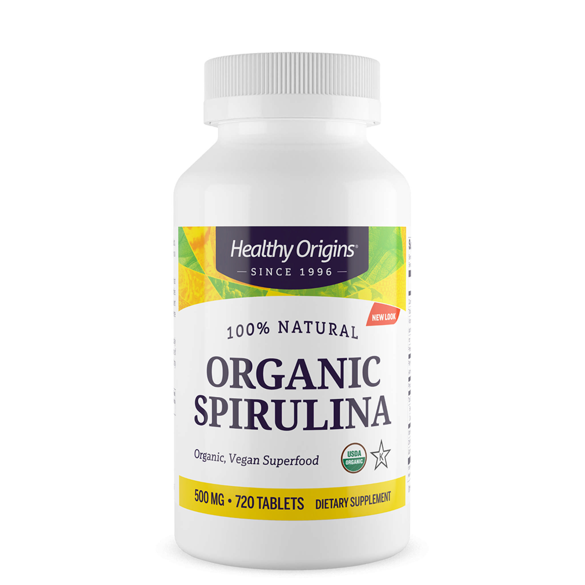 Healthy Origins - Spirulina 500 mg Org No Gmo