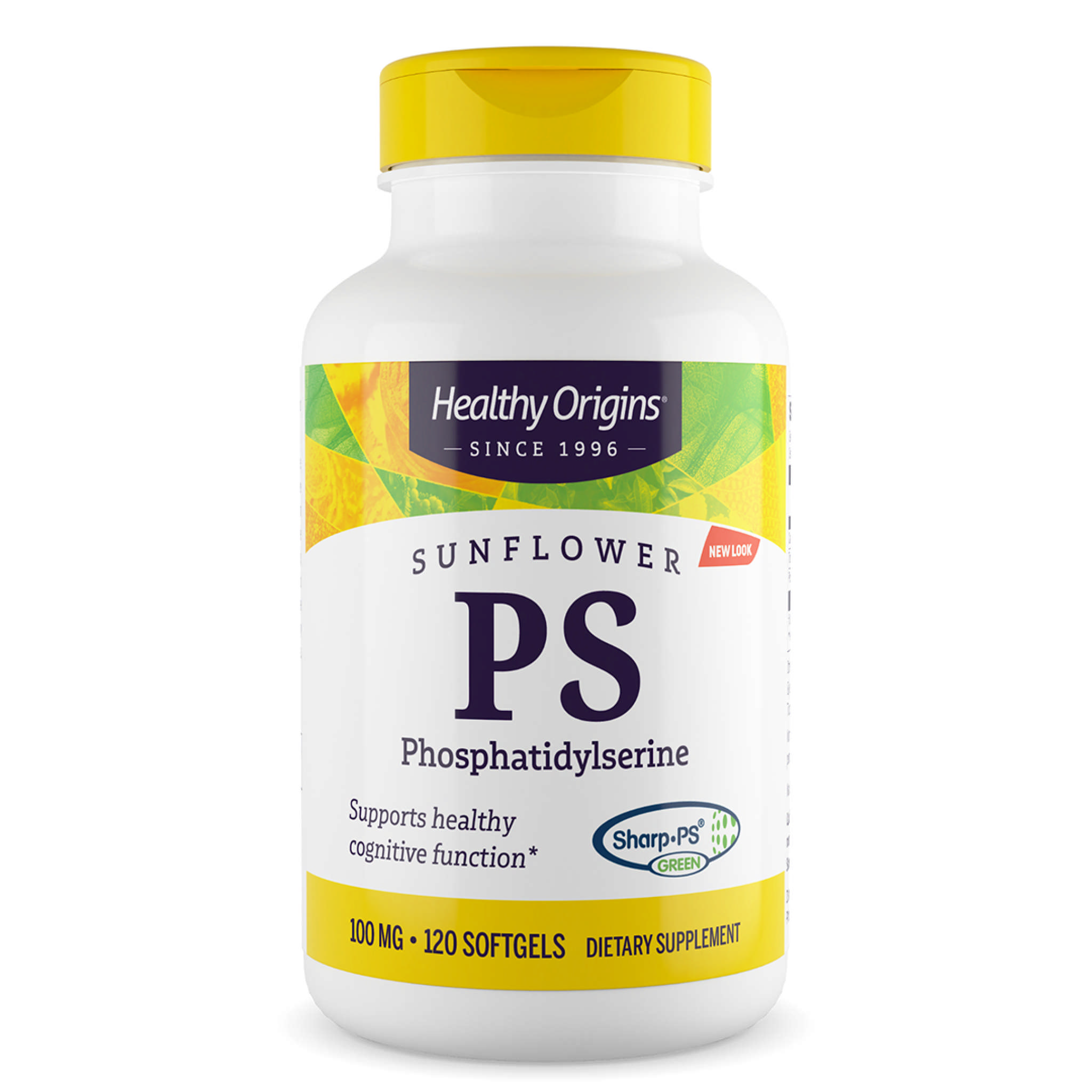 Healthy Origins - Ps 100 mg Sunflower softgel Soy Fr