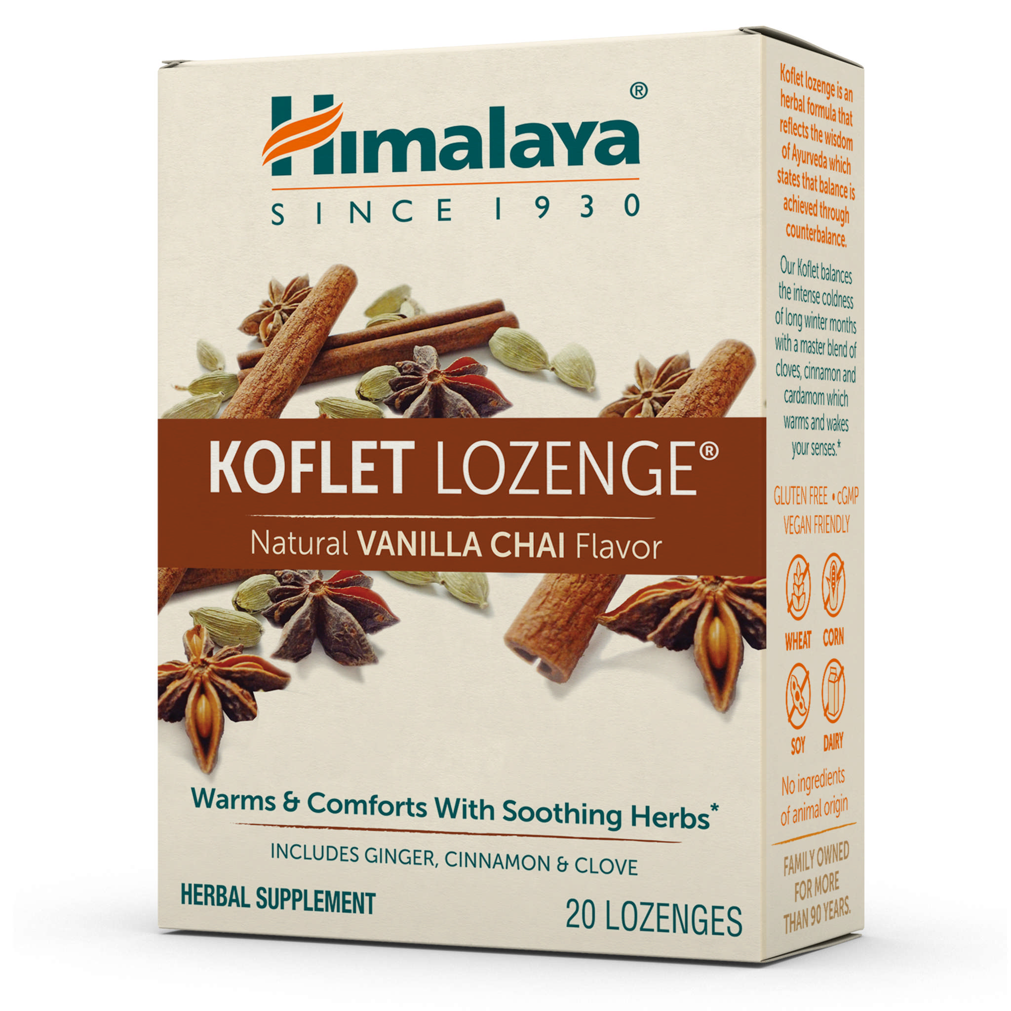 Himalaya Herbal Hlth - Koflet Lozenges Vanila Chai