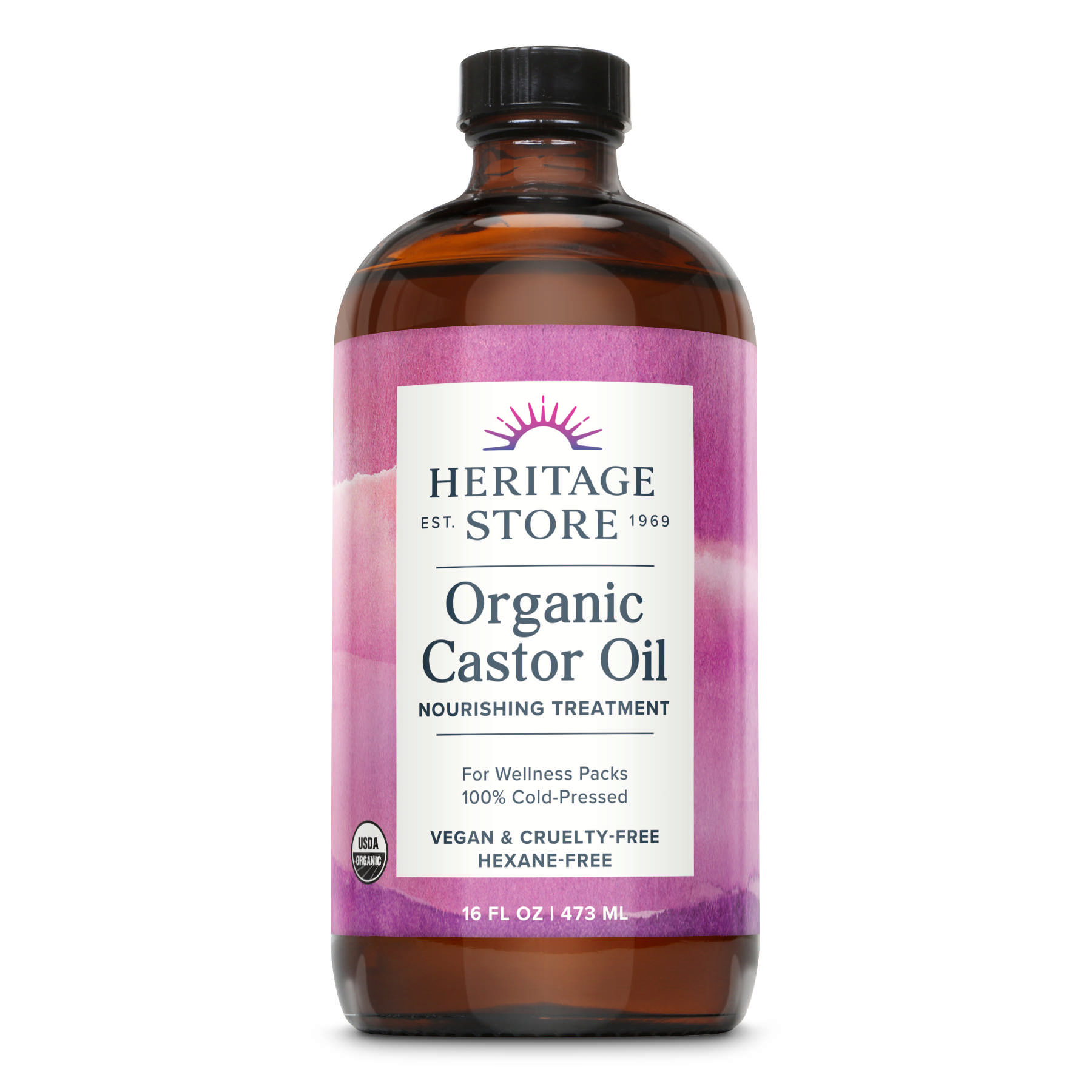 Heritage Store - Castor Oil Org Glass