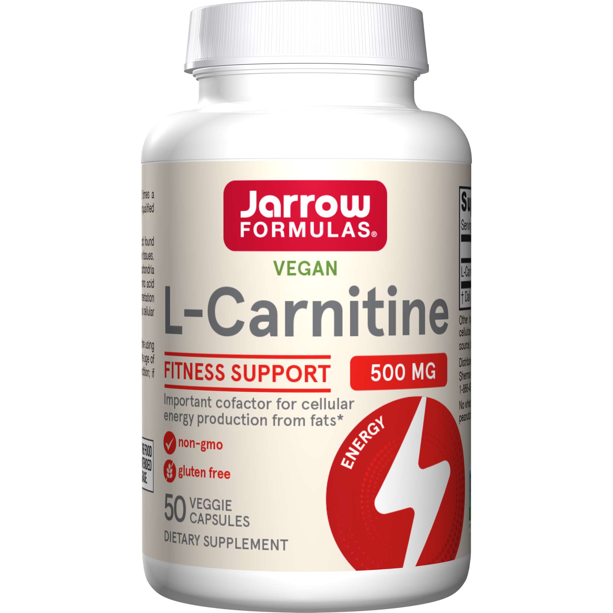 Jarrow Formulas - Carnitine 500 Tartrate