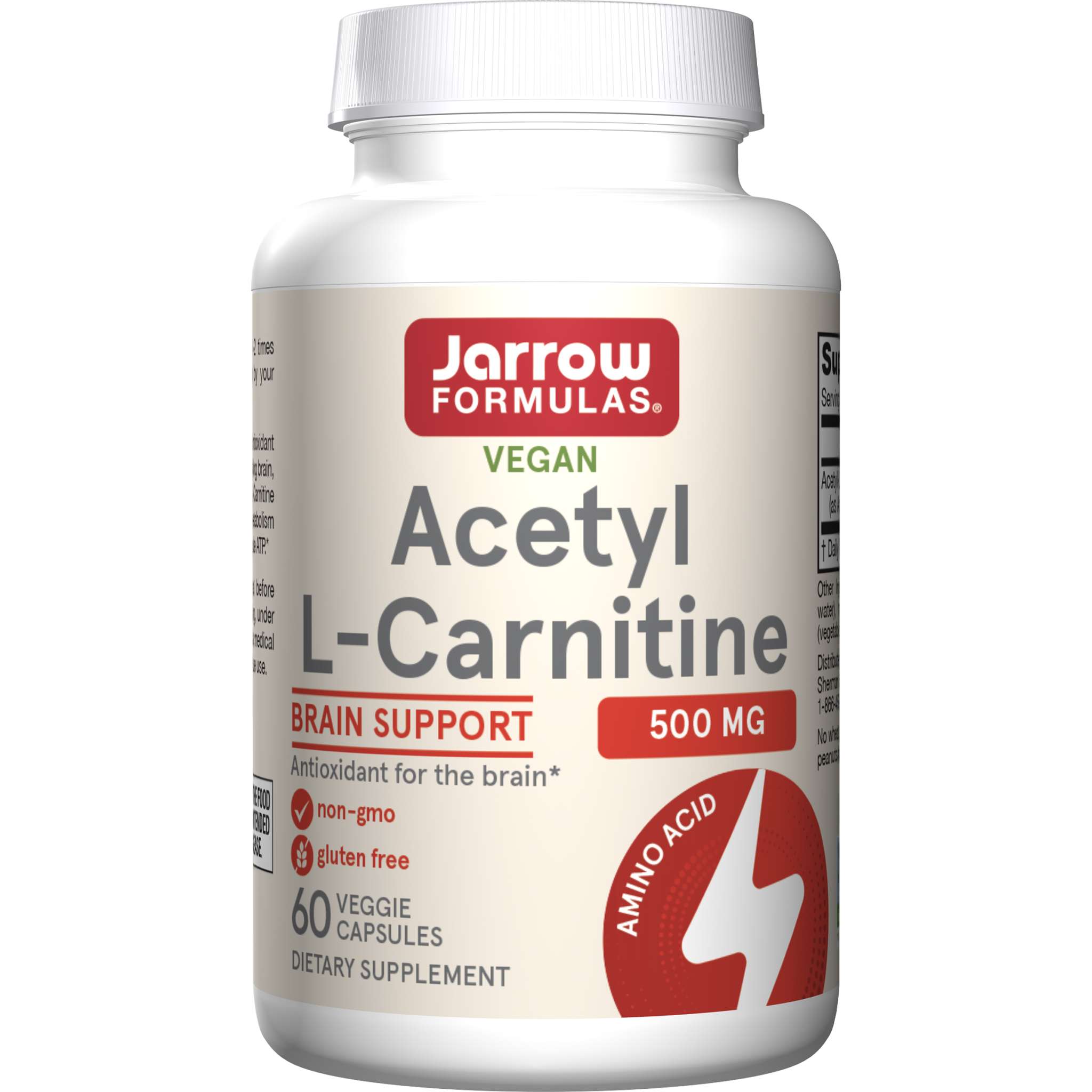 Jarrow Formulas - Acetyl L Carnitine 500 mg