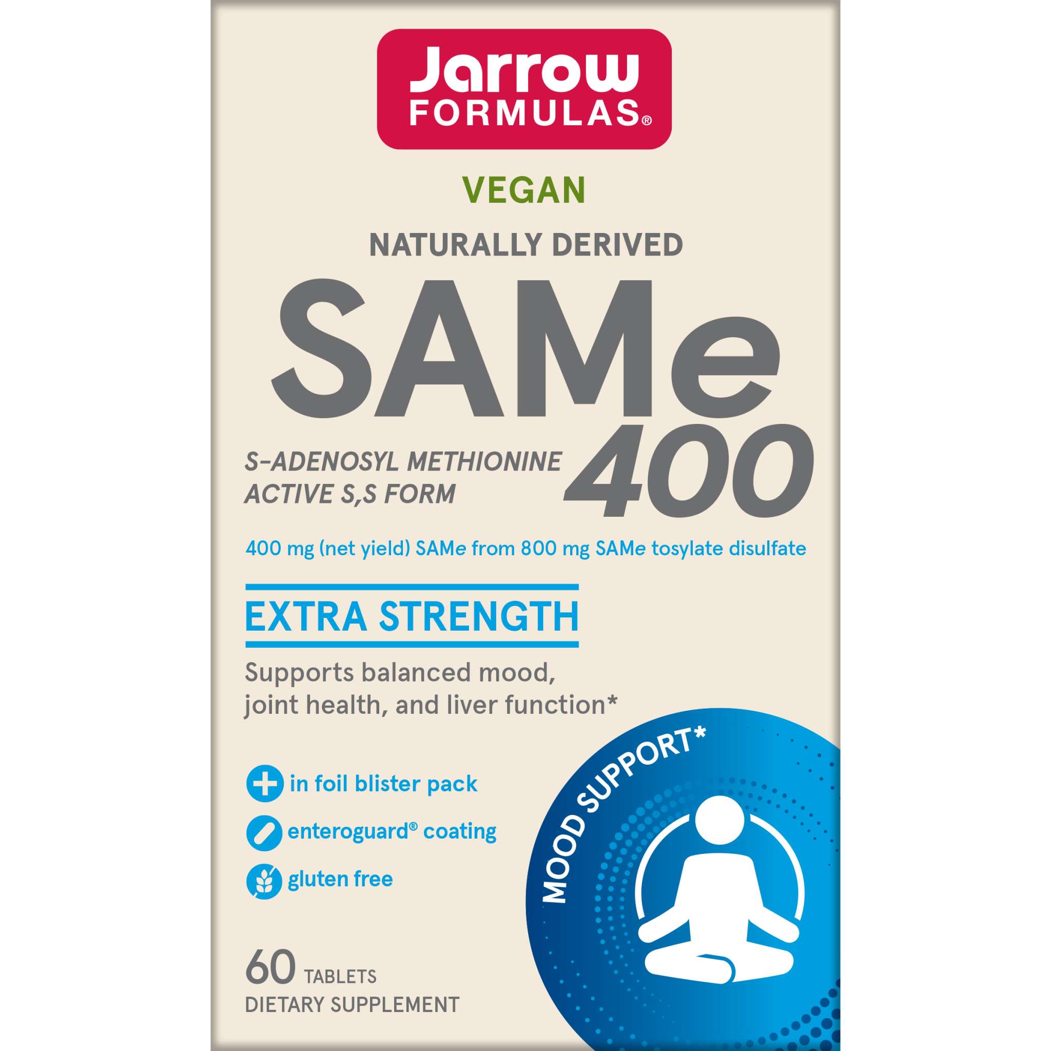 Jarrow Formulas - Sam E 400 mg