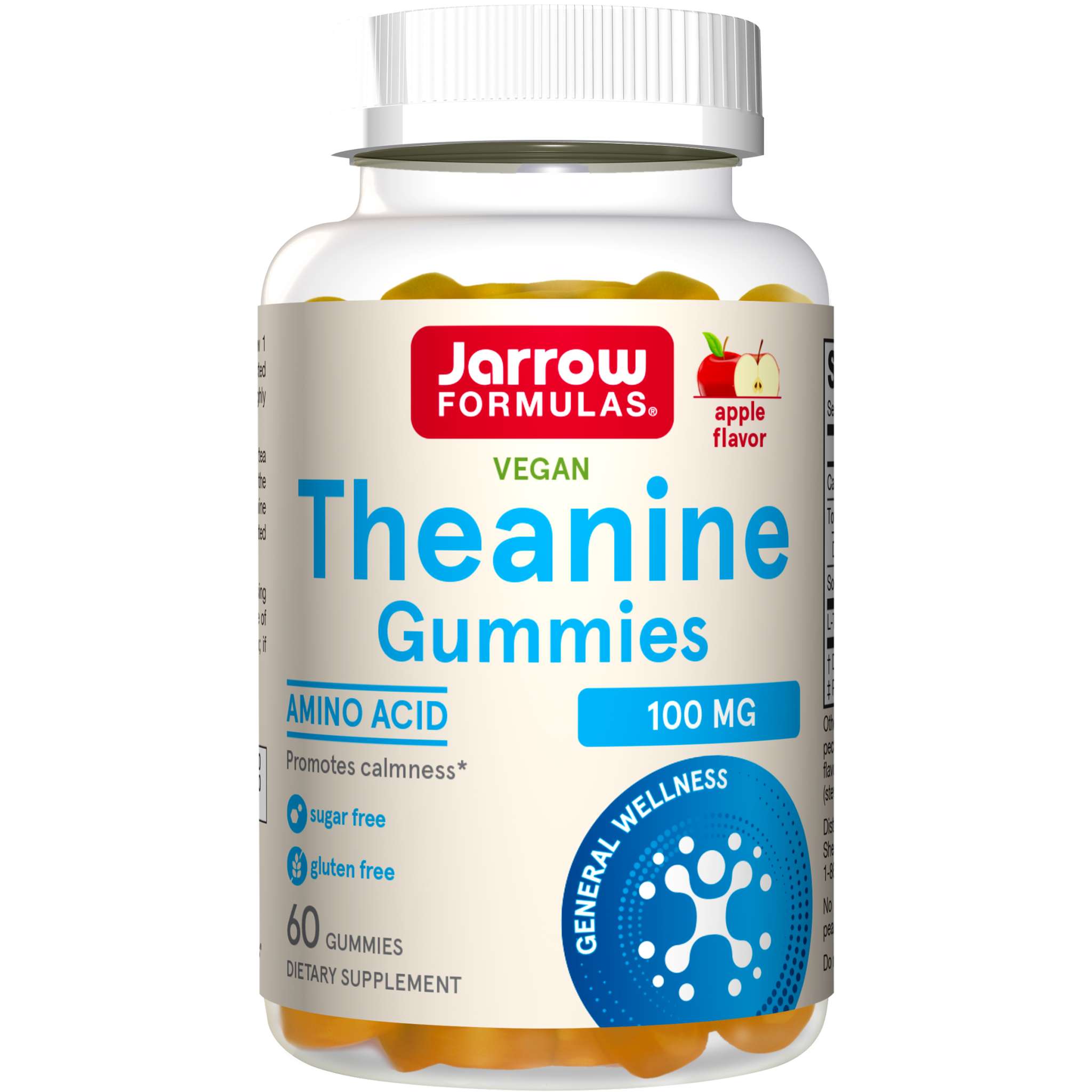 Jarrow Formulas - Theanine 100 Gummies Apple