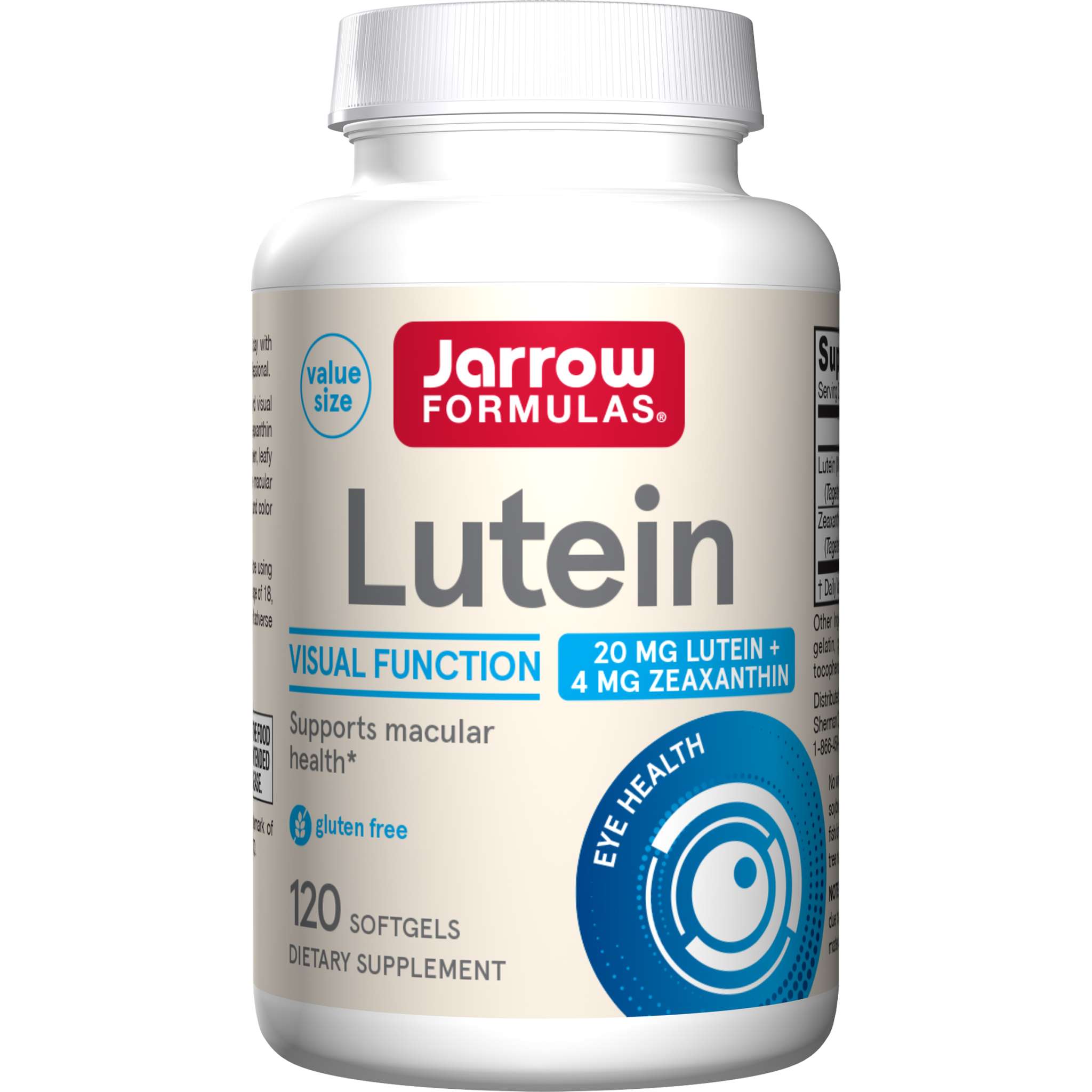 Jarrow Formulas - Lutein 20 mg softgel