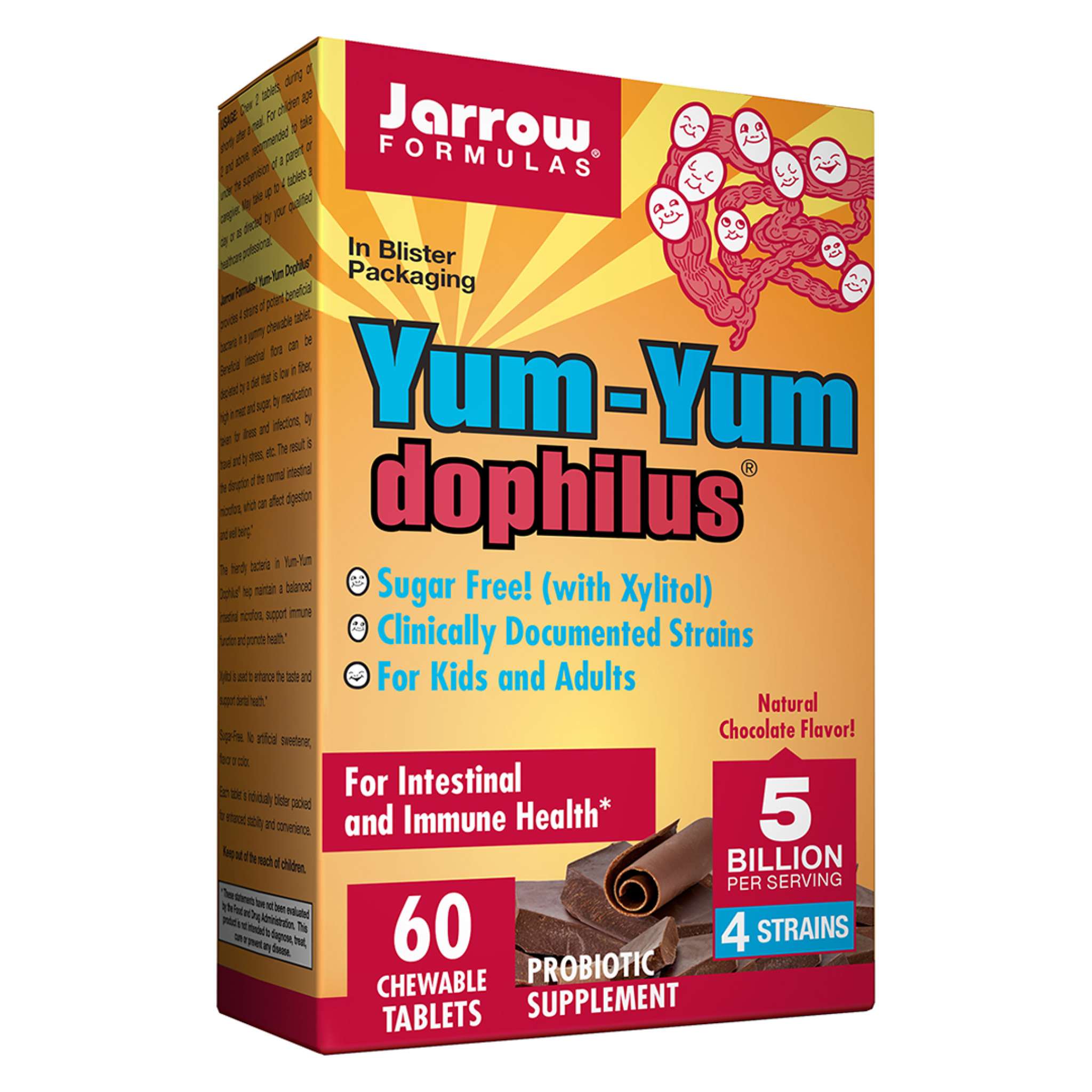 Jarrow Formulas - Yum Yum Doph chew Choc 5 Bill