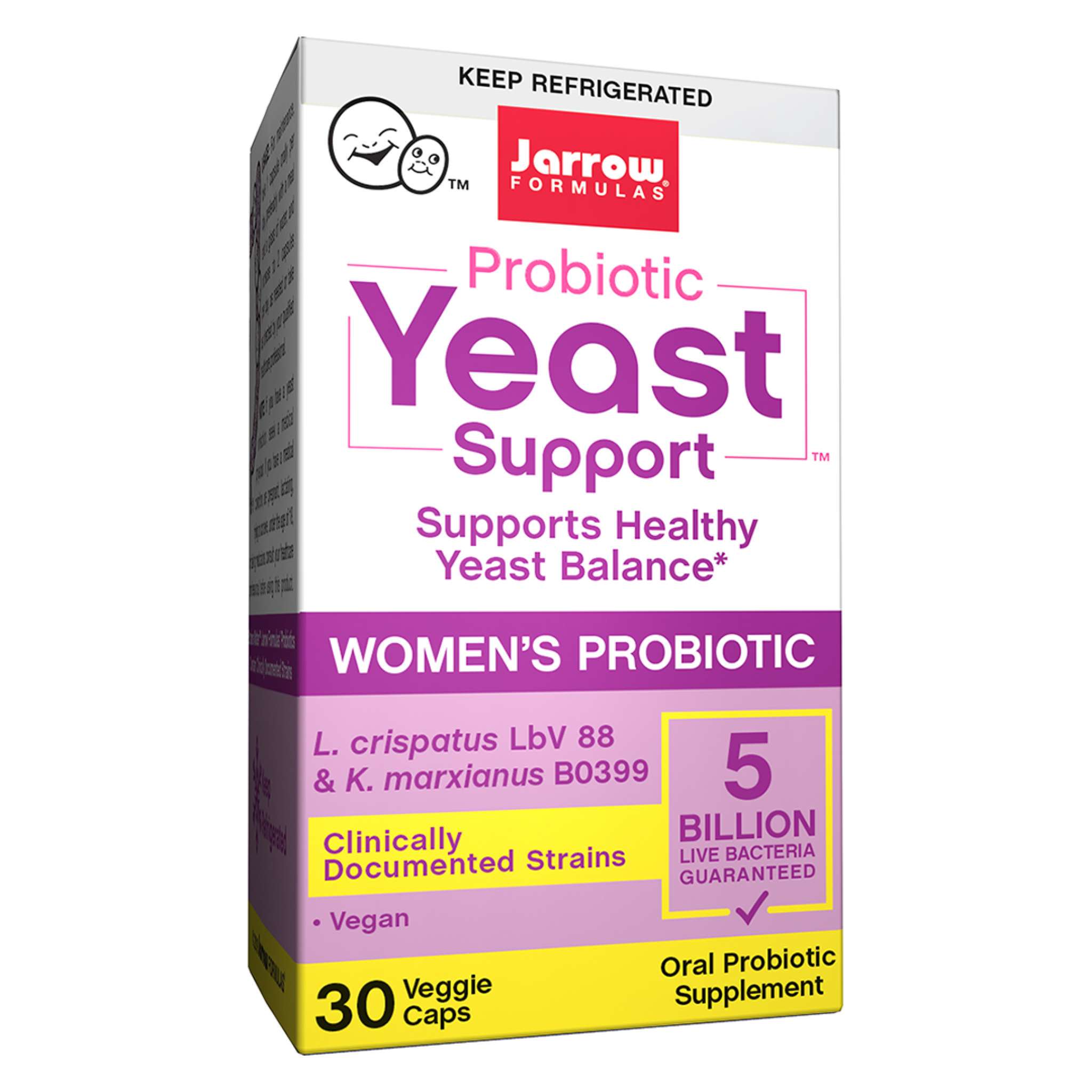 Jarrow Formulas - Yeast Supp Prob Women 5 Bill