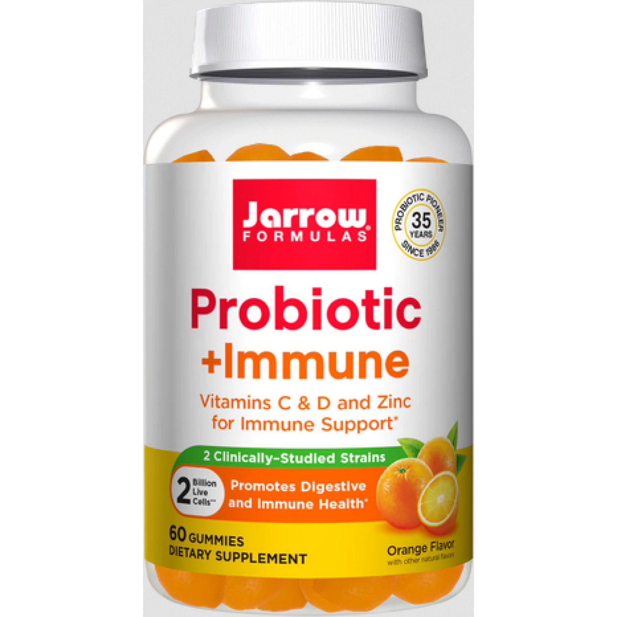 Jarrow Formulas - Probiot+ Immune Gumm Orng