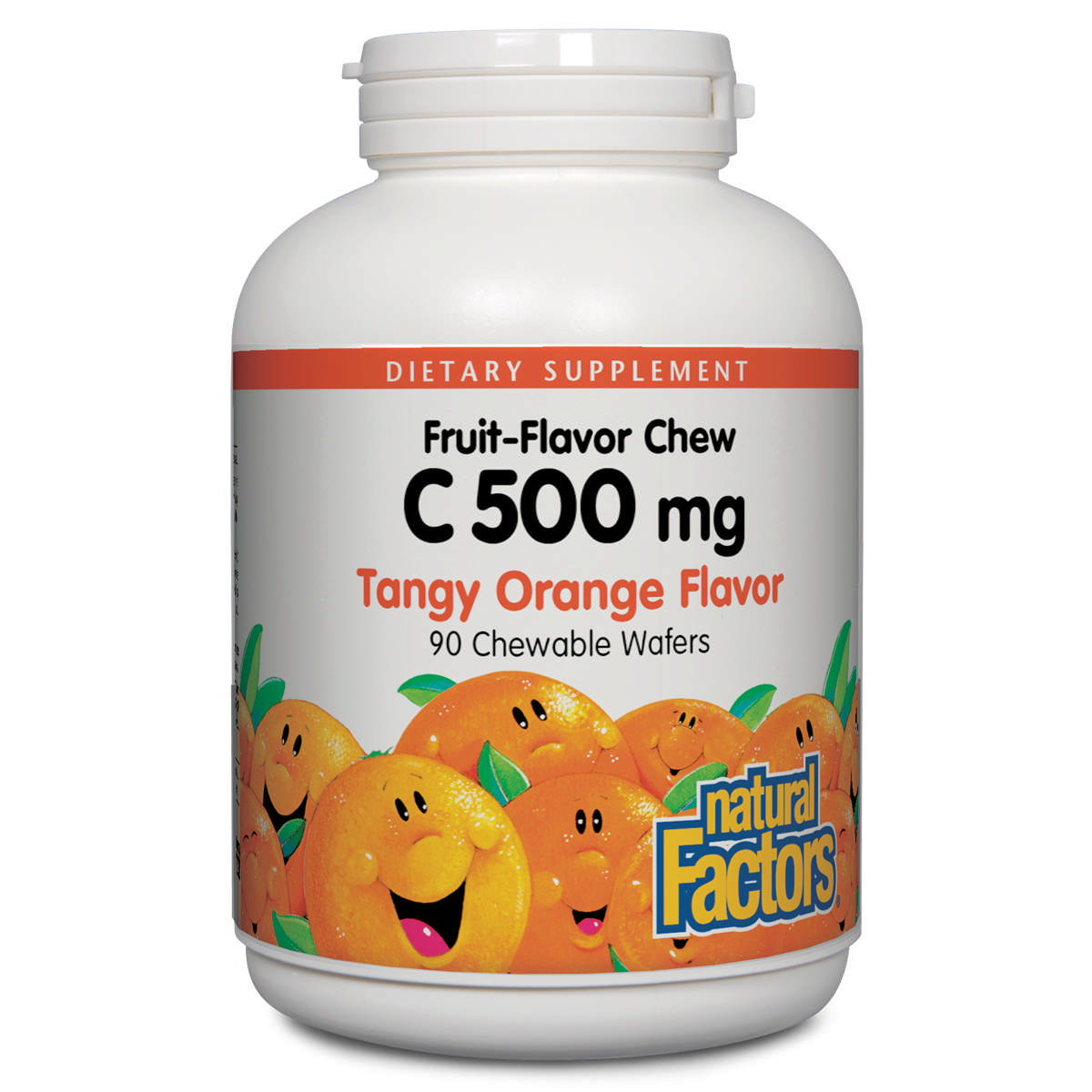 Natural Factors - C 500 mg Tangy Orange chew