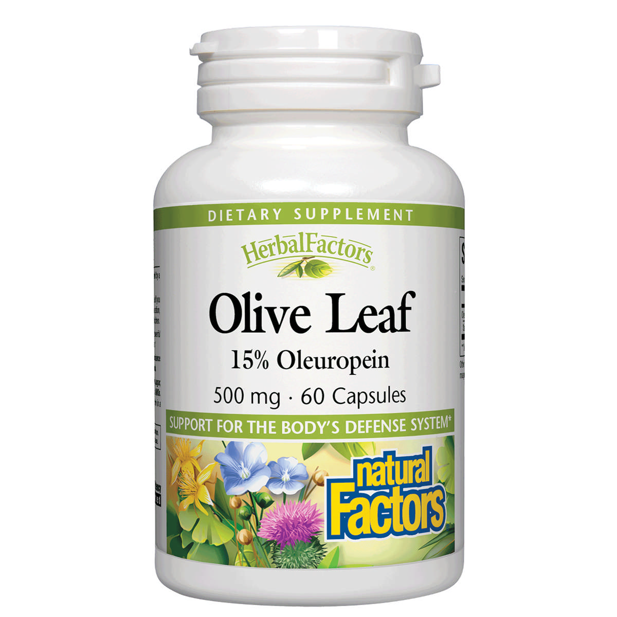 Natural Factors - Olive Leaf Ext 500 mg