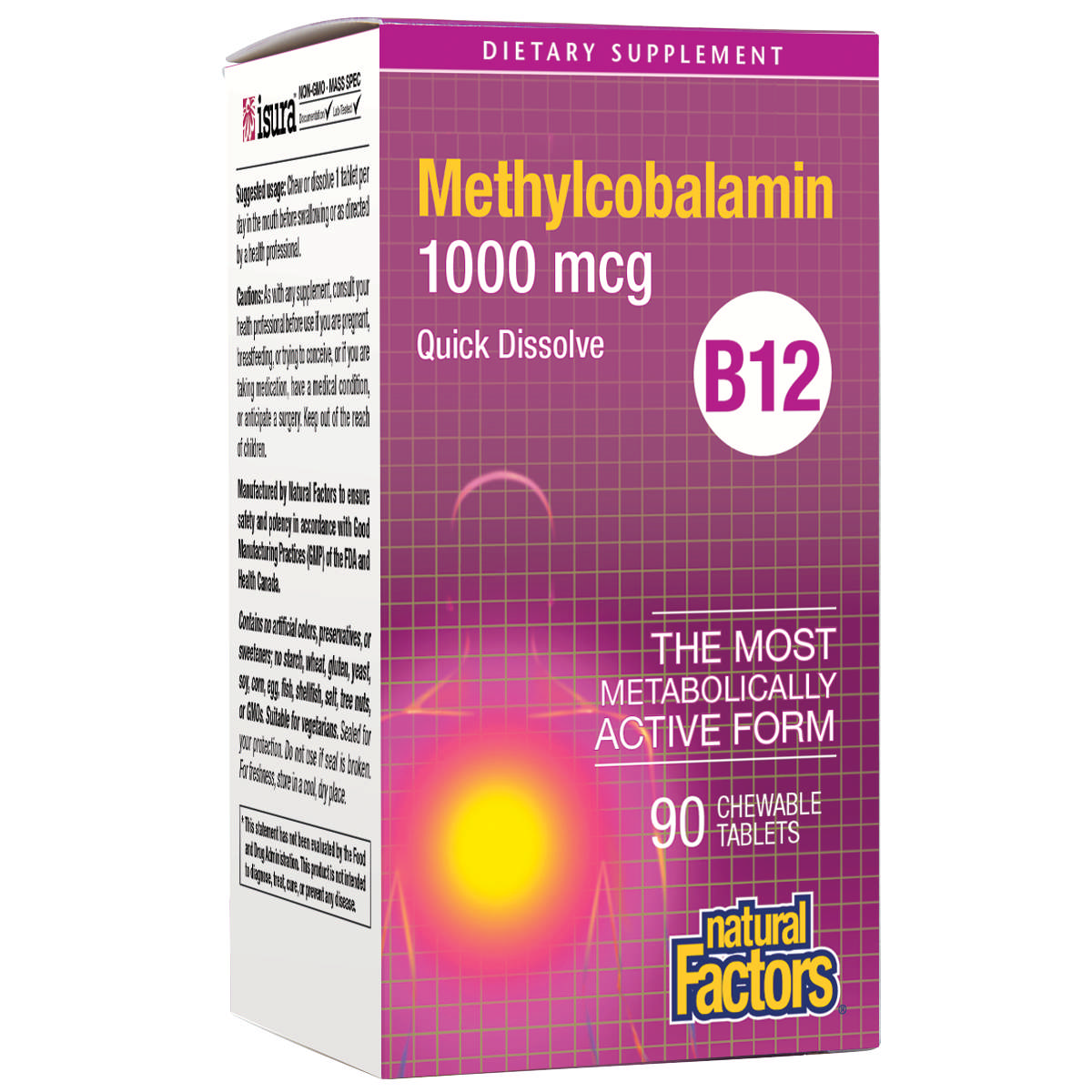 Natural Factors - B12 1000 mcg Methyl