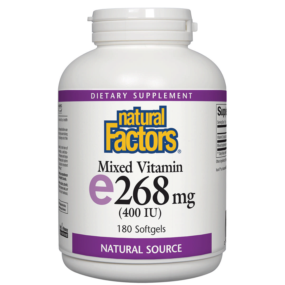 Natural Factors - E 400 Mixed softgel