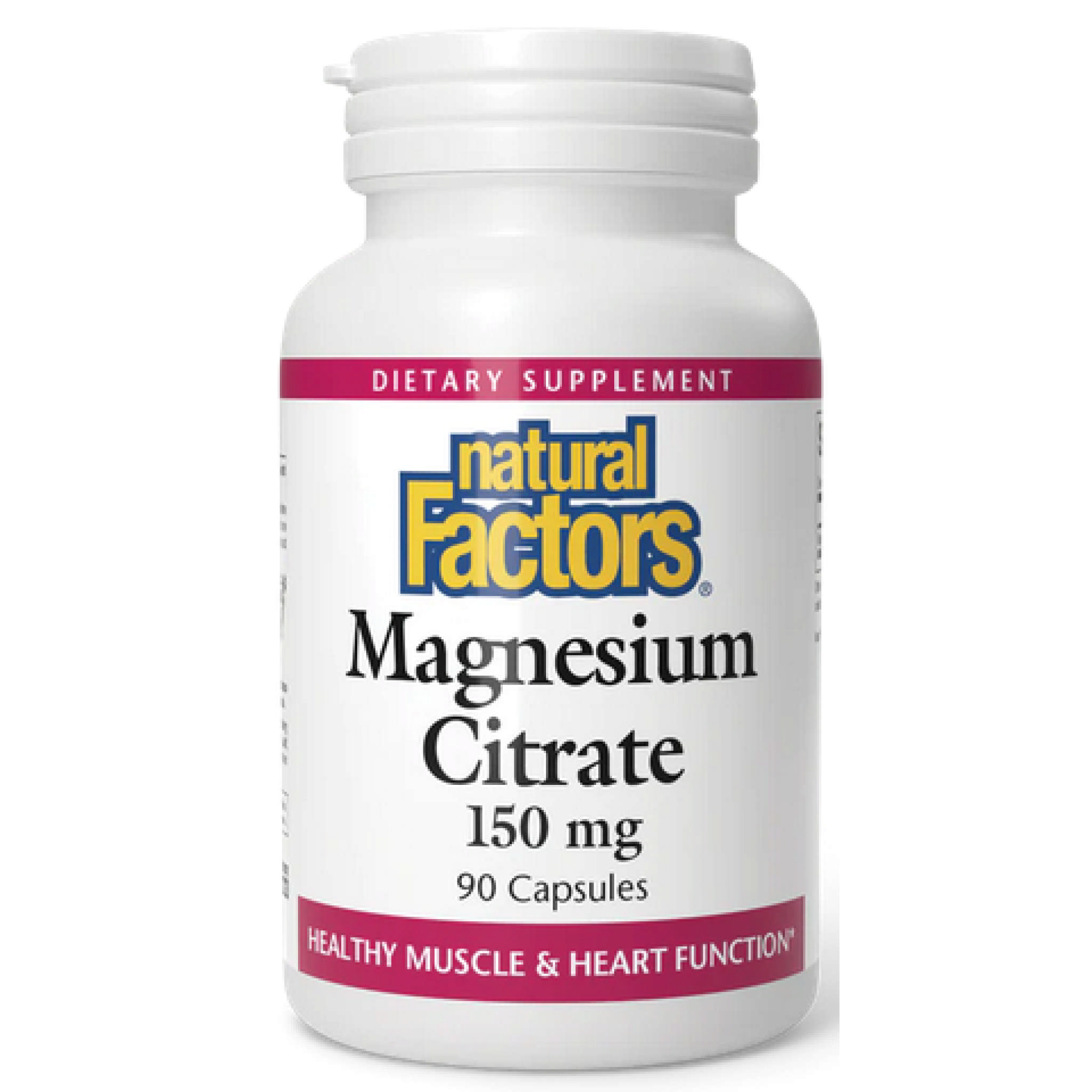 Natural Factors - Magnesium Citrate 150 cap