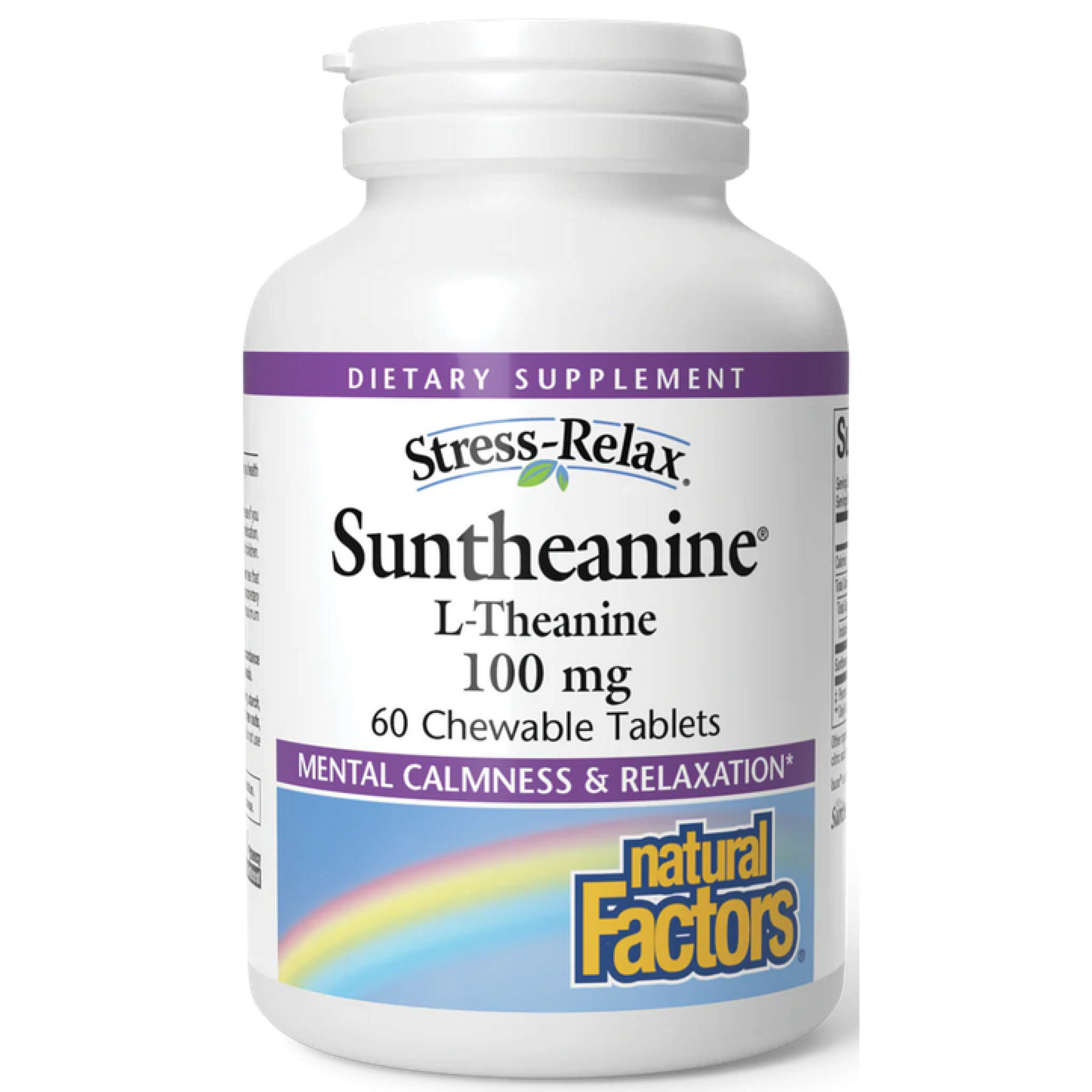 Natural Factors - Suntheanine 100 mg Chewable