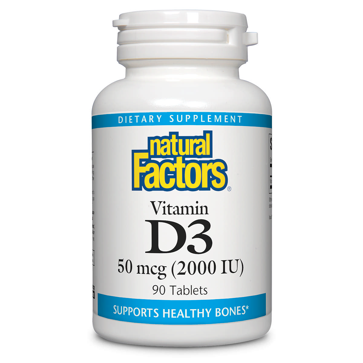 Natural Factors - D3 2000 iu tab