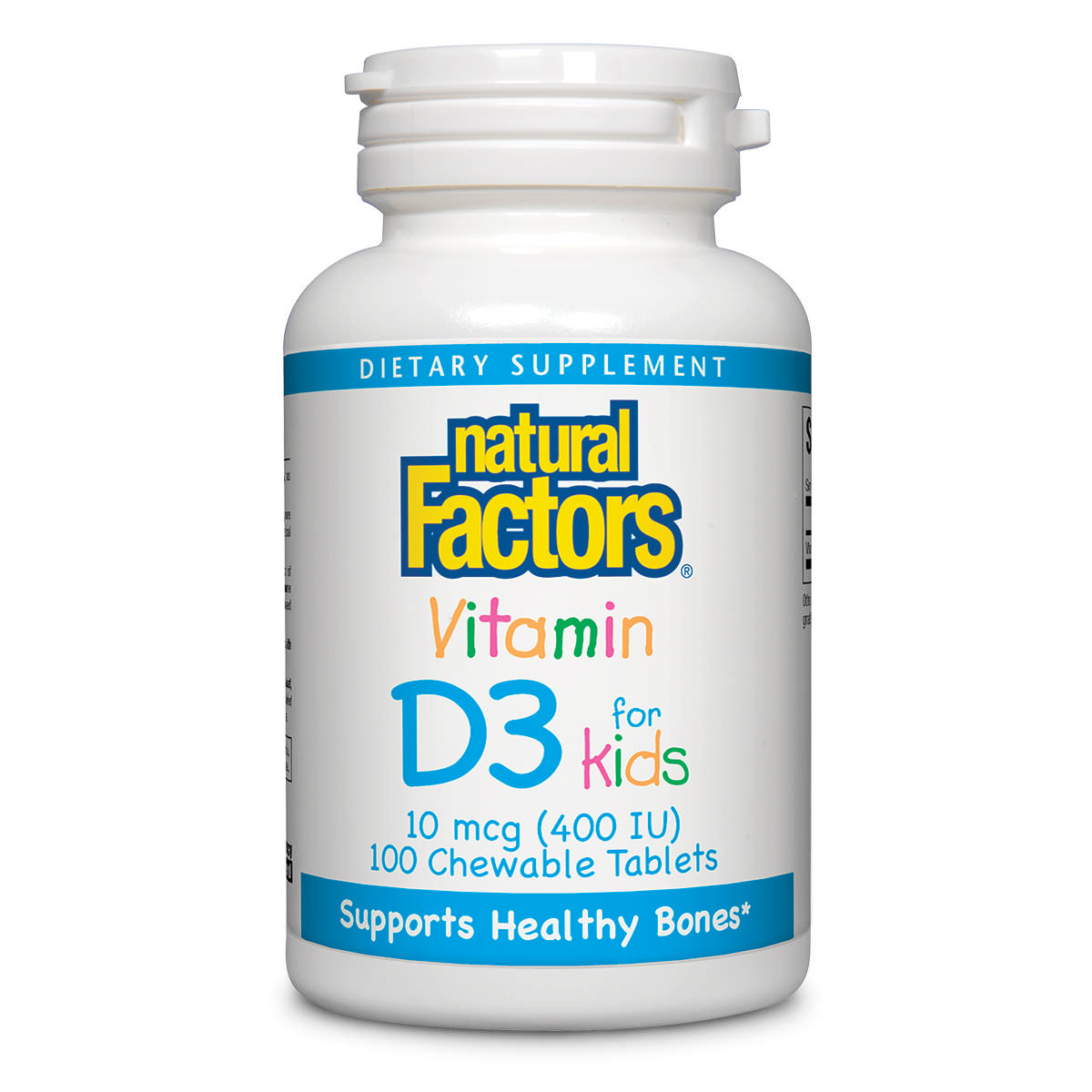 Natural Factors - D3 400 iu chew Kids