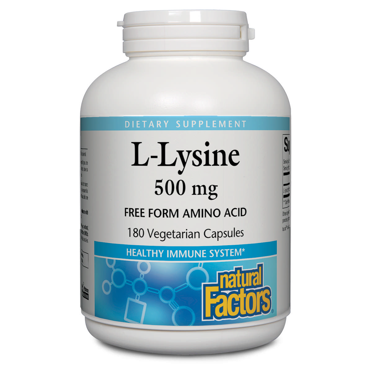 Natural Factors - Lysine 1000 mg (Per 2 cap)