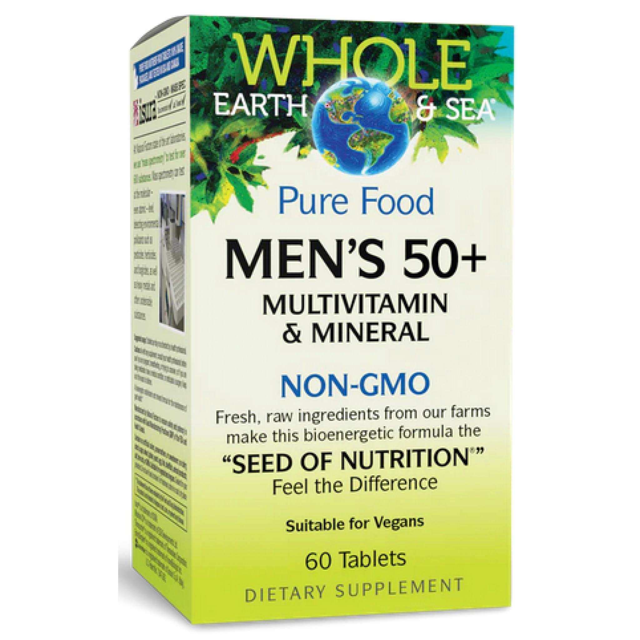 Natural Factors - Mens 50+ Whole Earth Sea