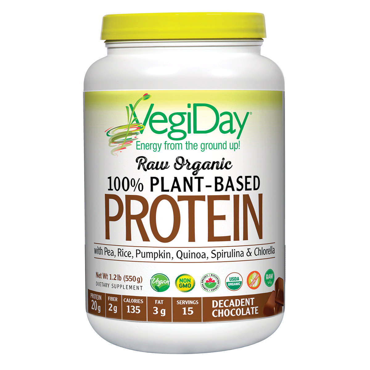 Natural Factors - Plant Prot ** Disc** Choc Raw