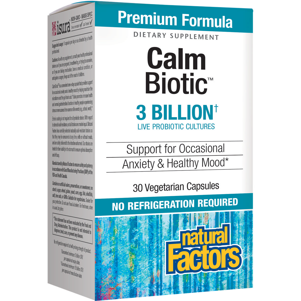 Natural Factors - Calm Biotic 3 Bill Shelf Stab