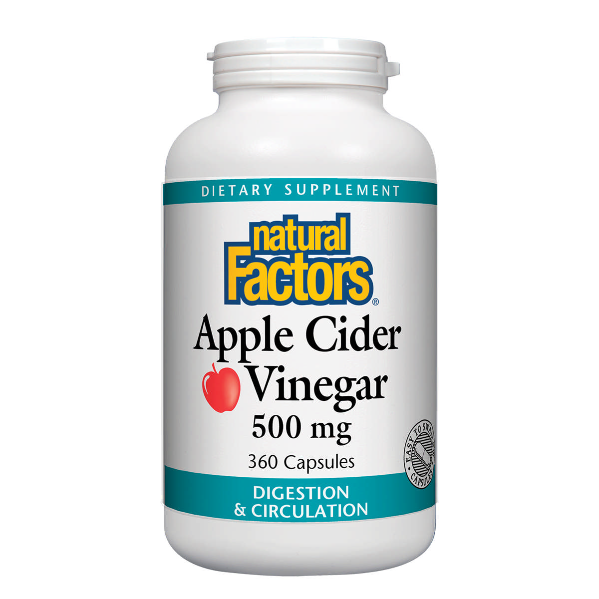 Natural Factors - Apple Cider Vinegar 500 mg