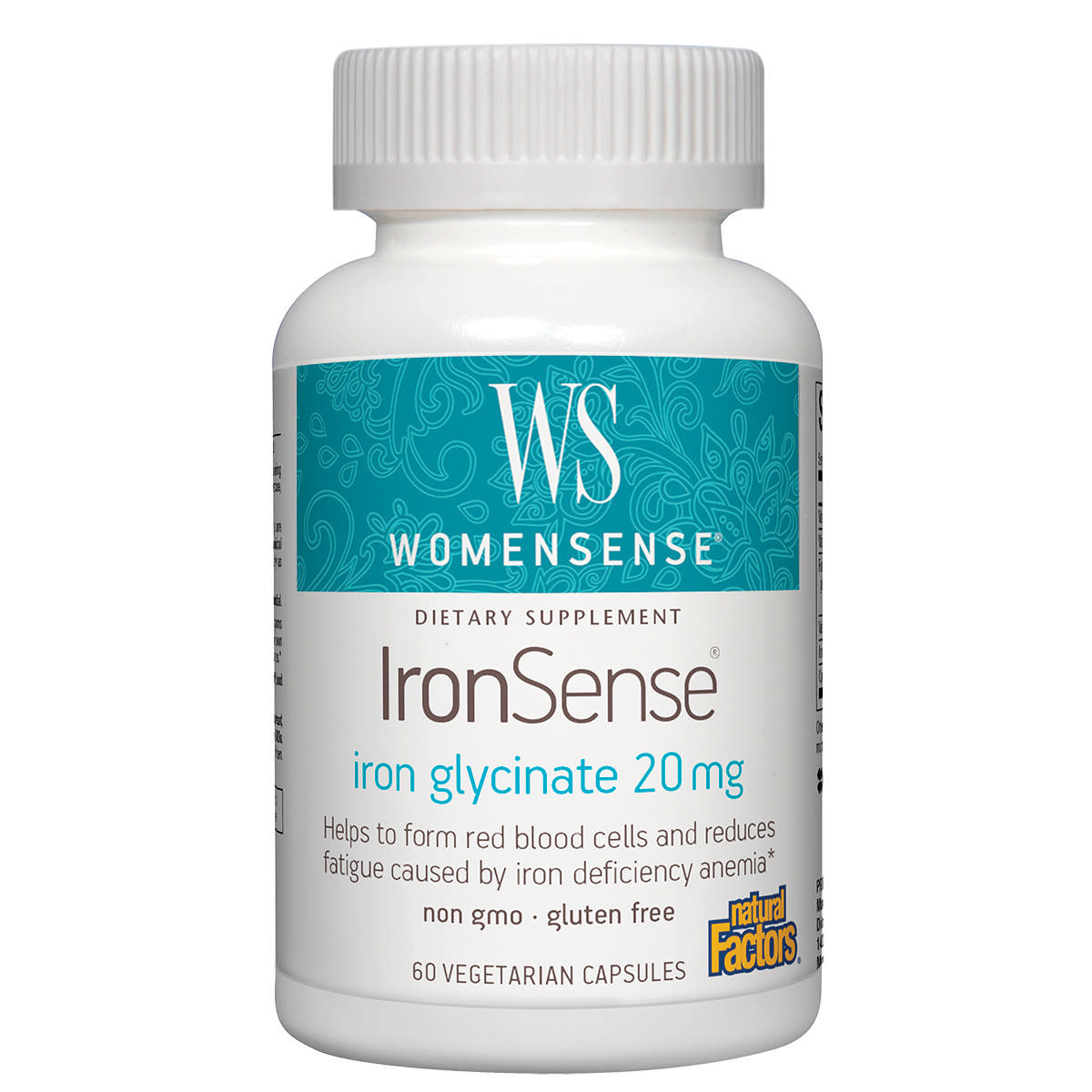 Natural Factors - Ironsense 20 mg Bisglycinate