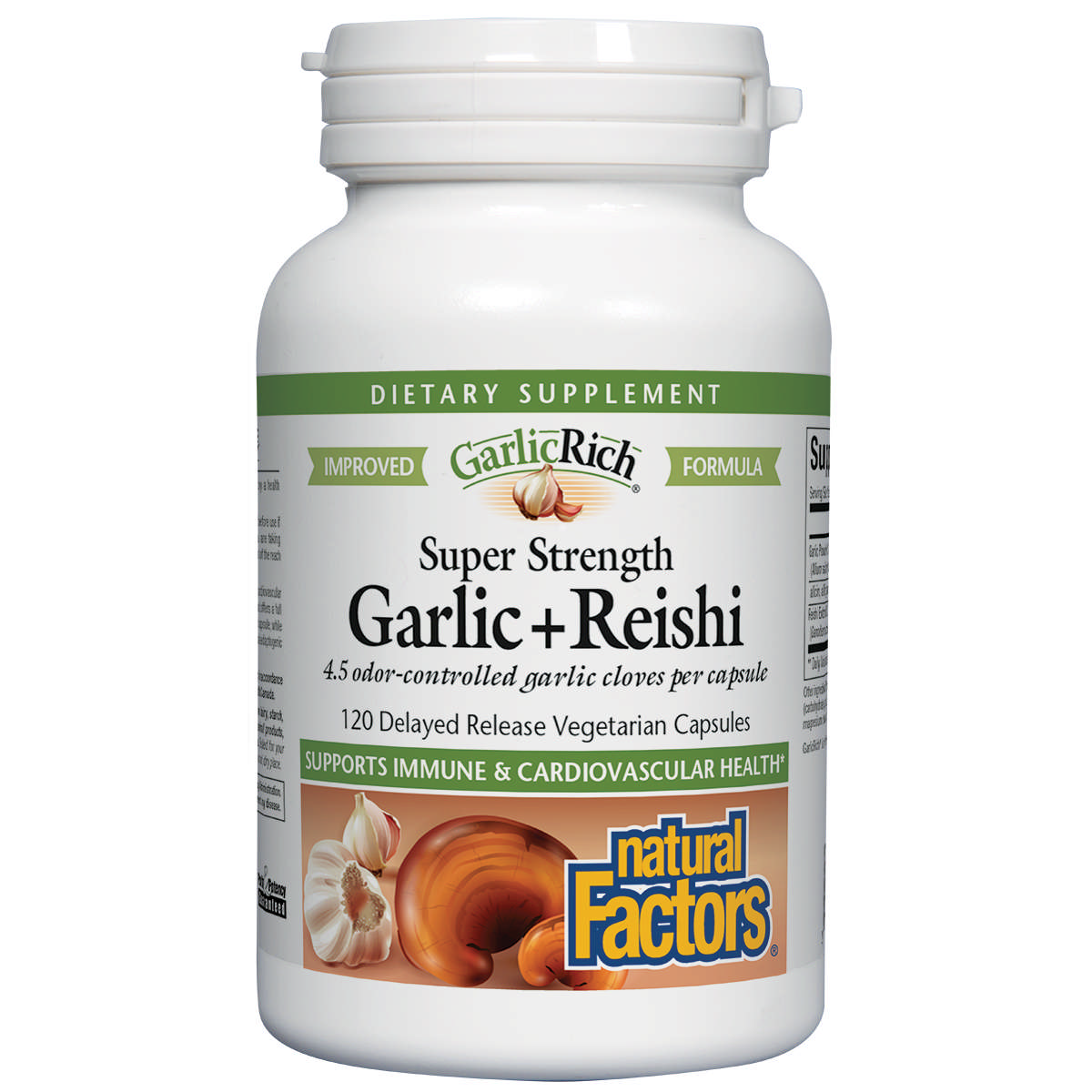 Natural Factors - Garlic + Reishi Garlicrich