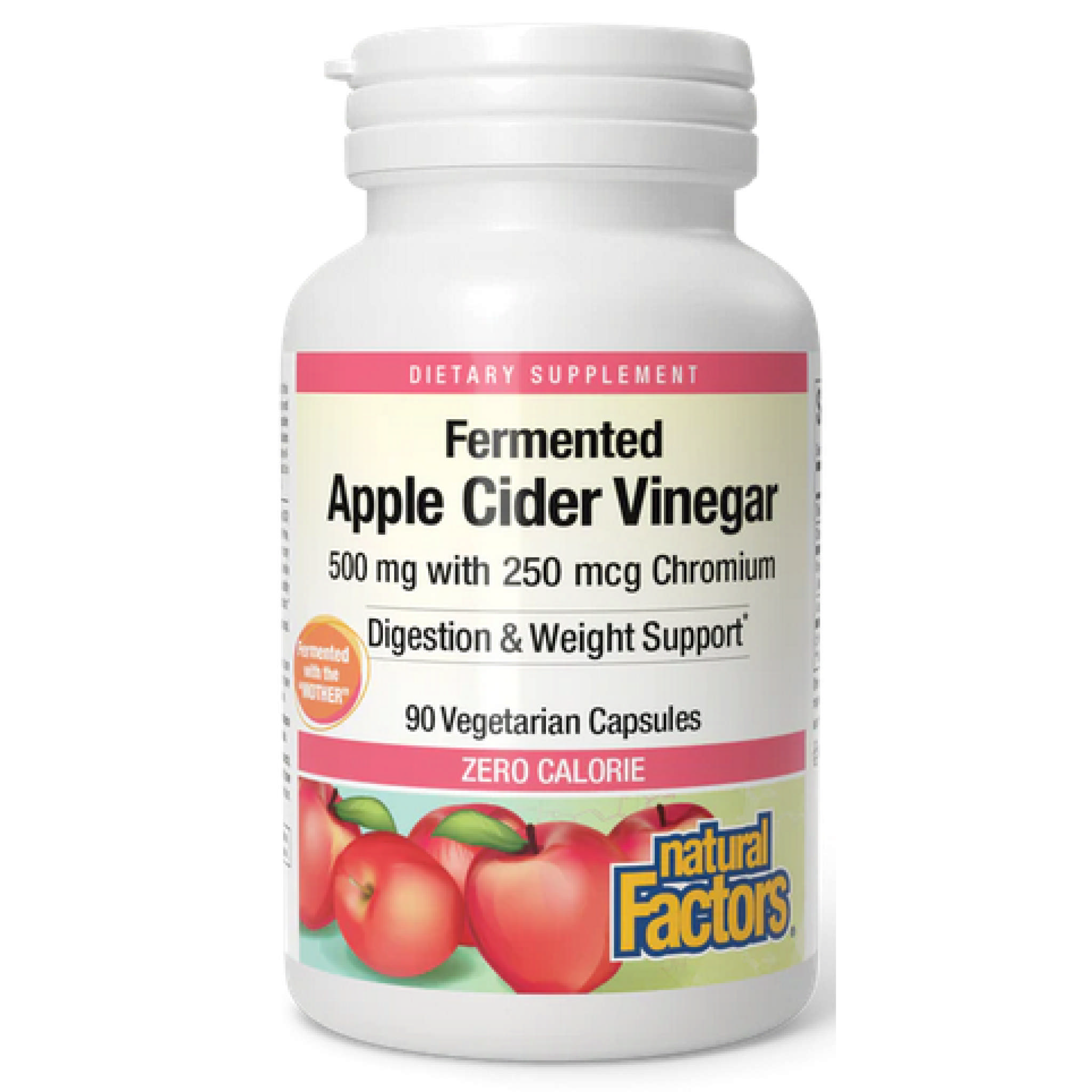 Natural Factors - Apple Cider Vinegar 500 vCap