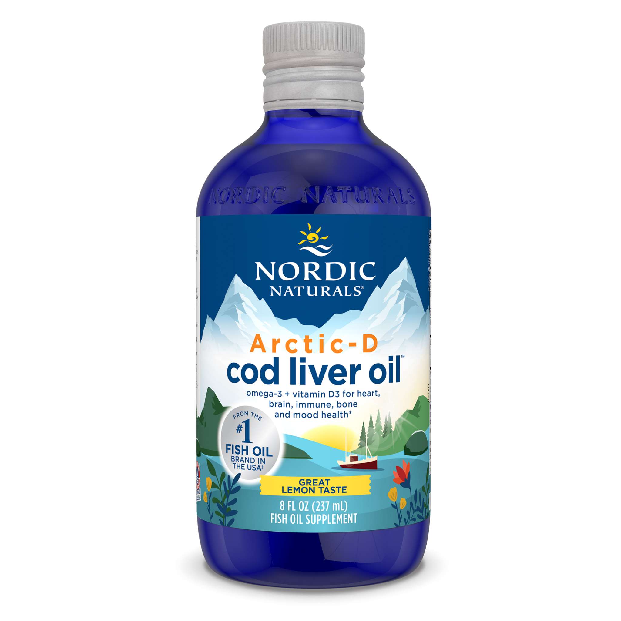 Nordic Naturals - Cod Liver Oil Arctic W/D Lemon