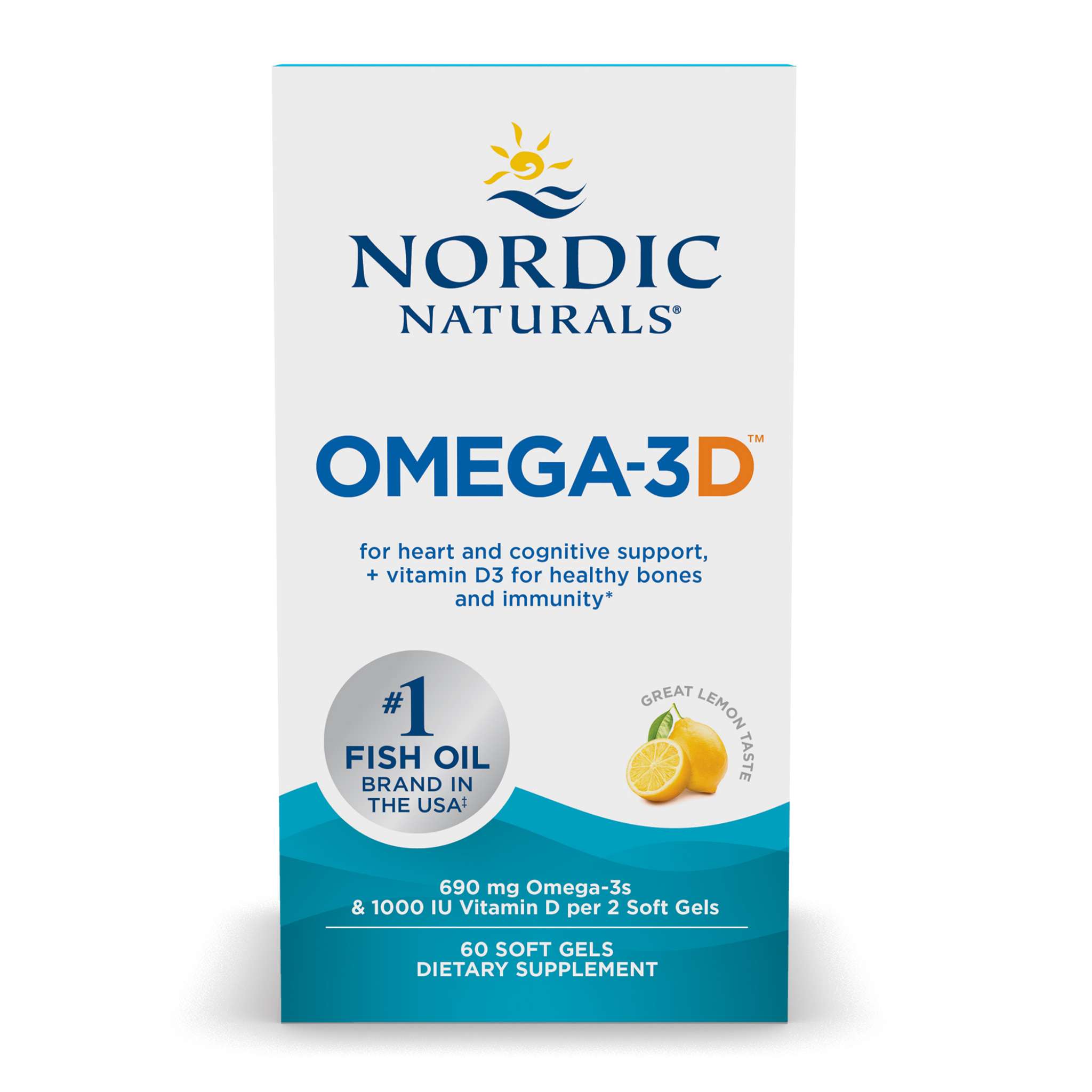 Nordic Naturals - Omega 3 D3 Softgel