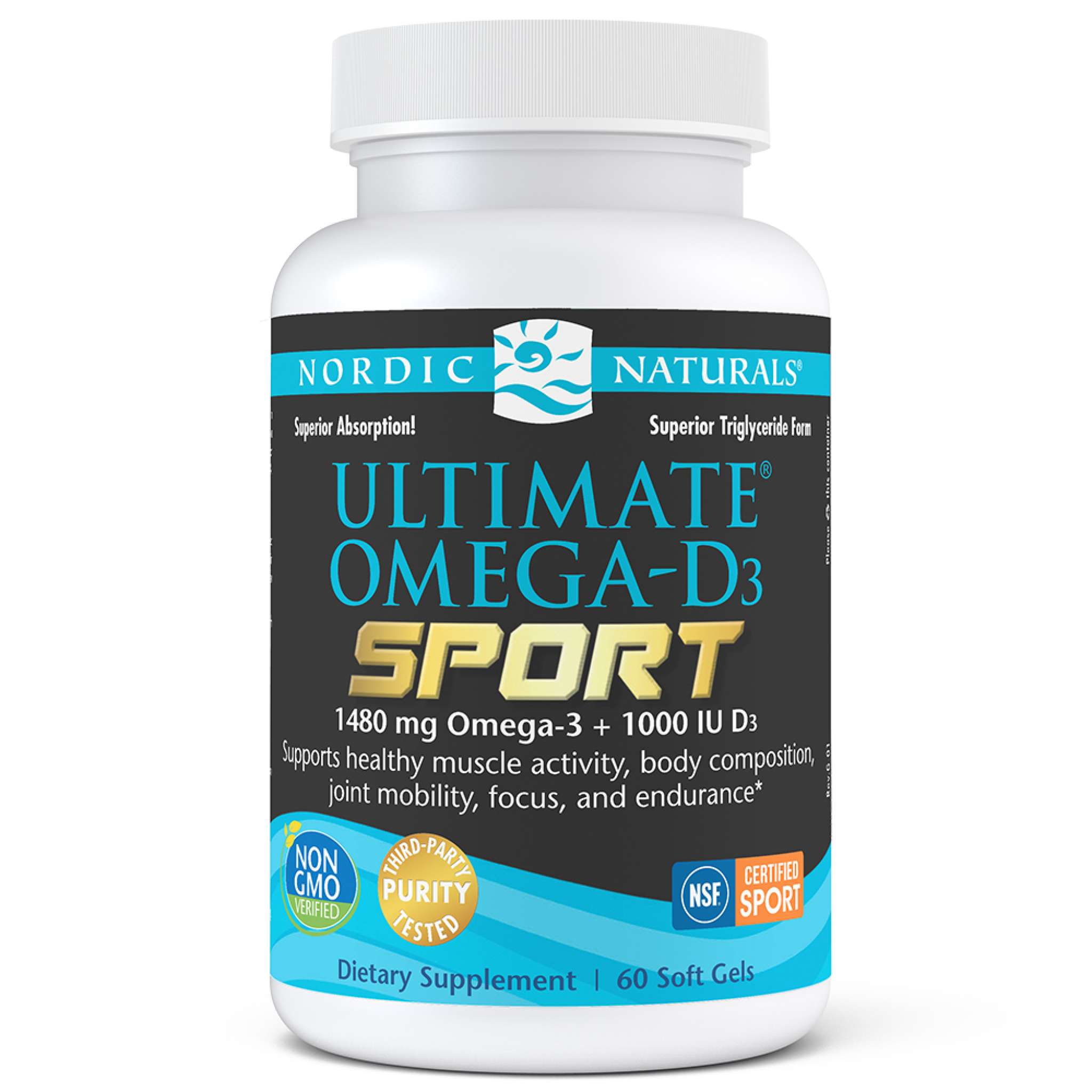 Nordic Naturals - Omega Ultimate Sport D3