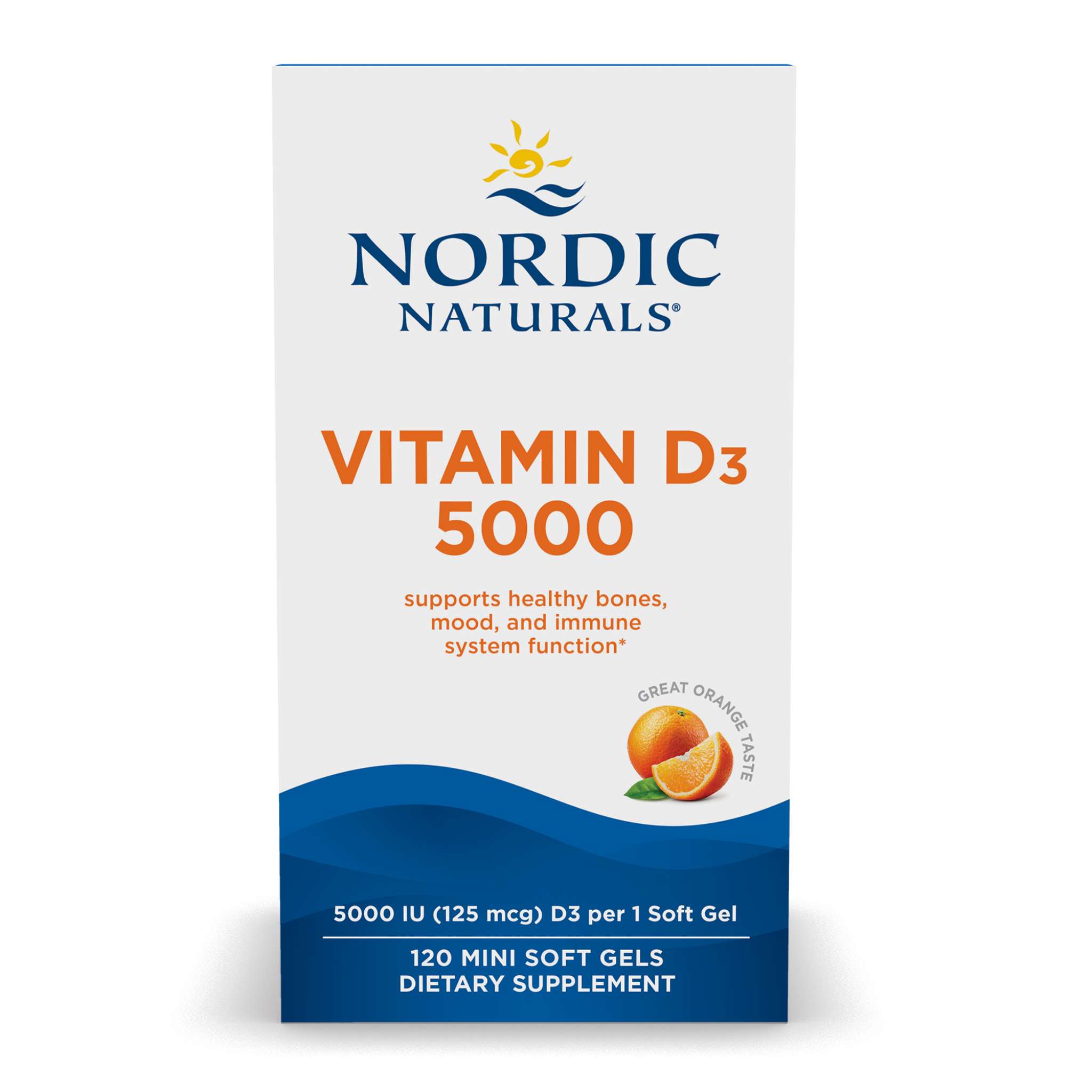 Nordic Naturals - D3 5000 iu softgel Orange