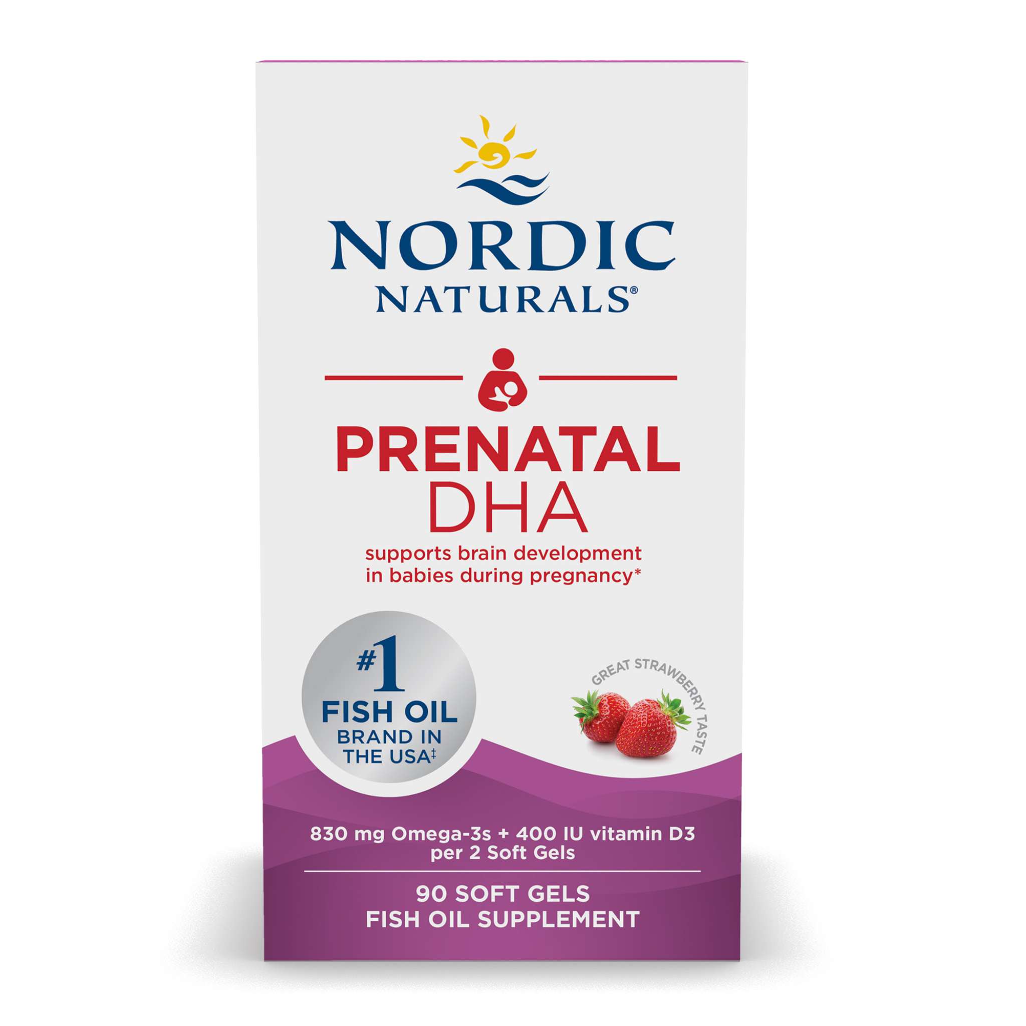 Nordic Naturals - Prenatal Dha 500 mg W/D Straw