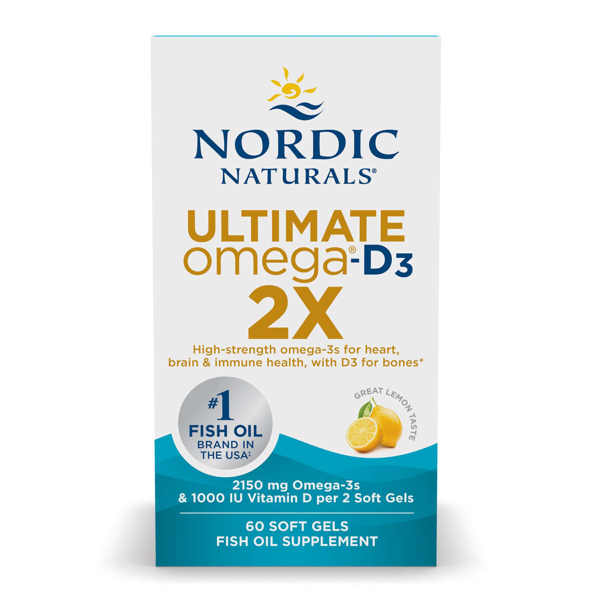 Nordic Naturals - Omega Ultim 2x W/D3 softgel